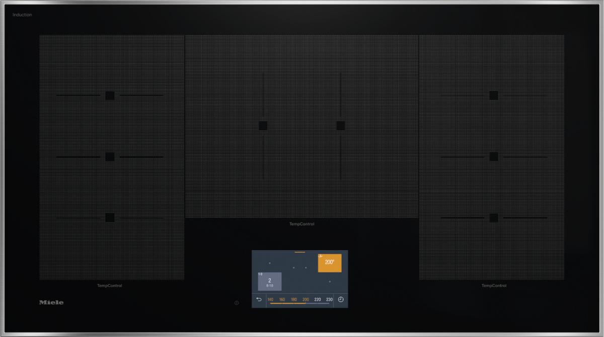 Miele KM 7999 FR Herdunabhängiges Induktionskochfeld Schwarz