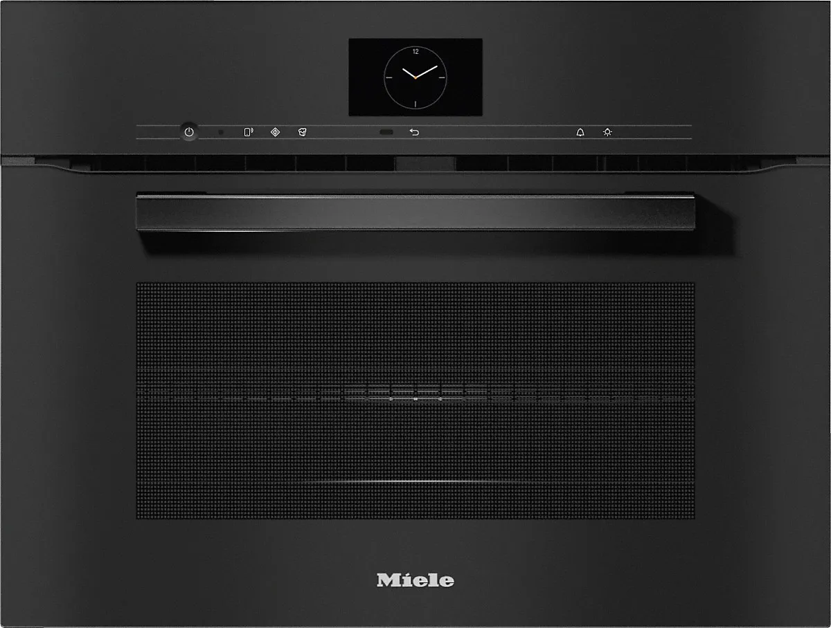 Miele H 7640 BM Kompakt-Backofen mit Mikrowelle Obsidianschwarz