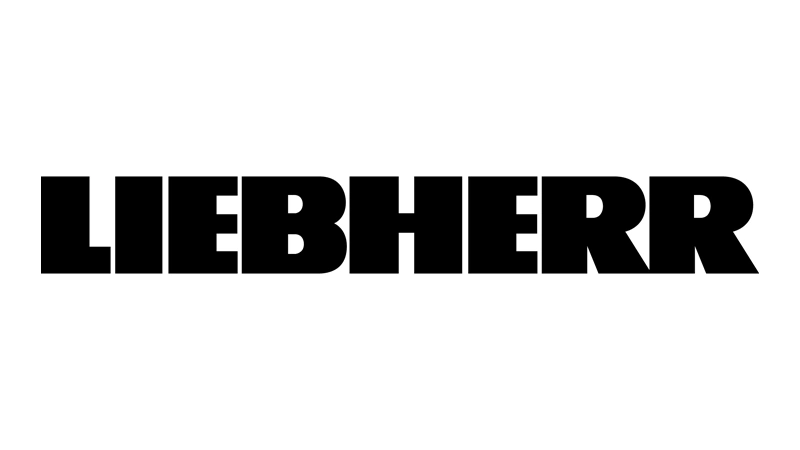 schwarzes liebherr logo