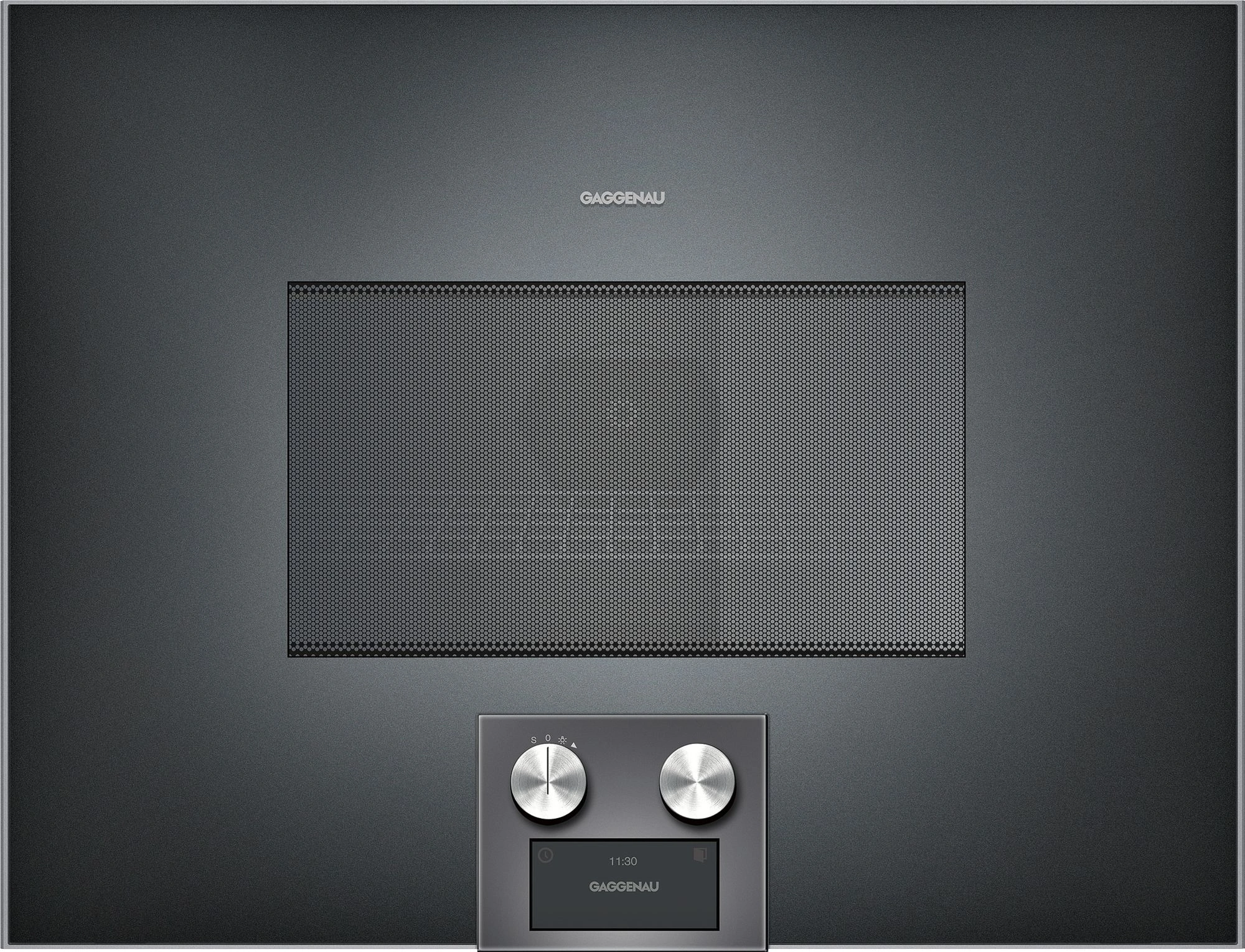 Gaggenau BM454100 Einbau-Backofen mit Mikrowellenfunktion Anthrazit