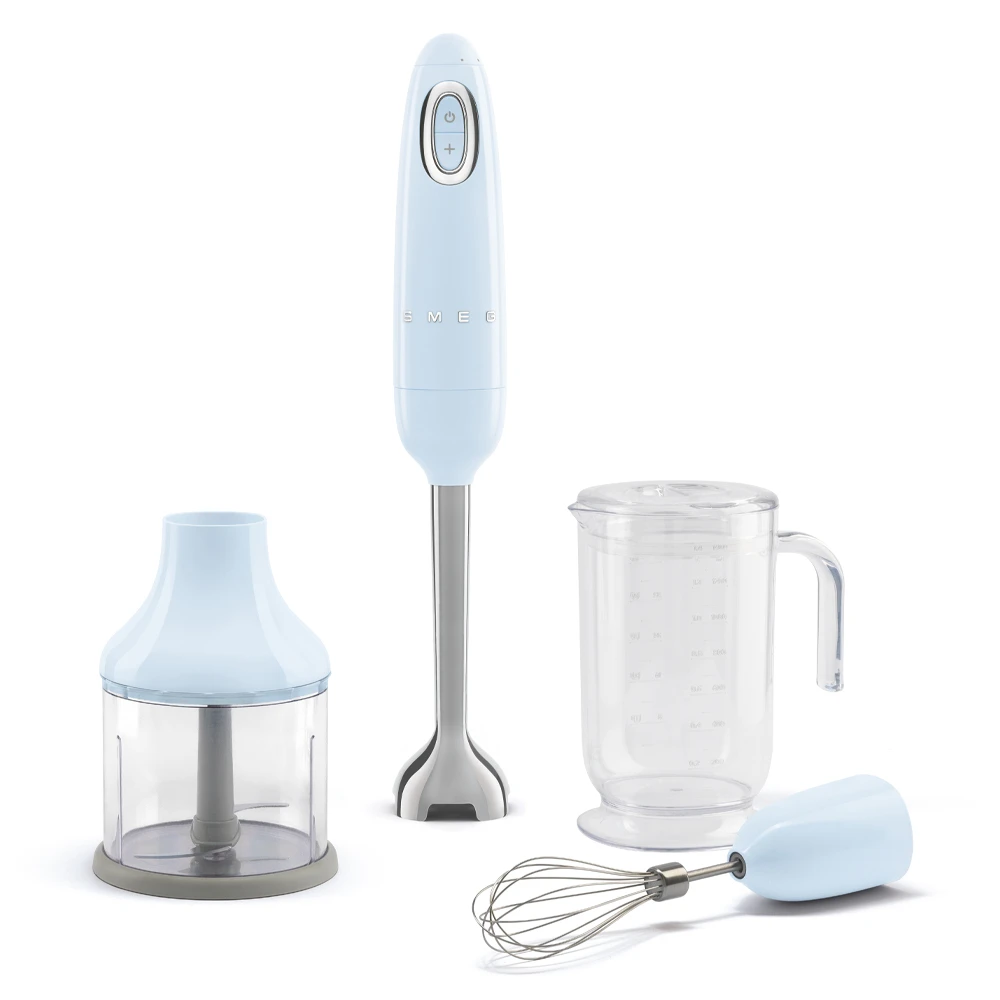 Smeg HBF03PBEU Stabmixer-Set Pastellblau Smeg HBF03PBEU Stabmixer-Set Pastellblau
