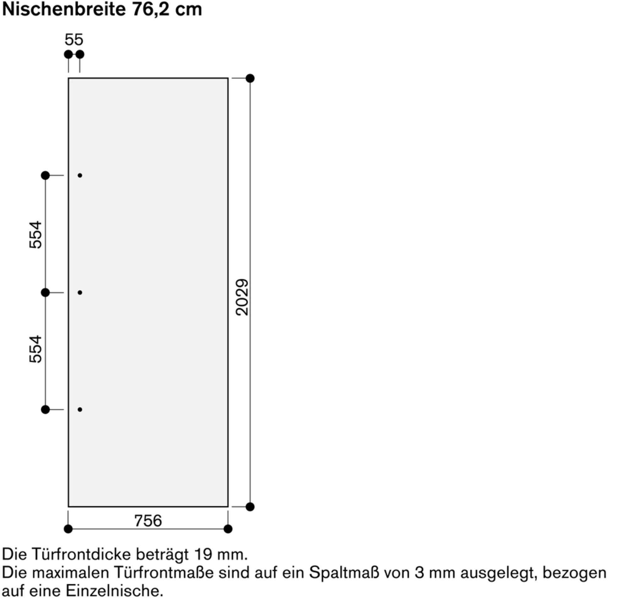 Gaggenau RA421710 Türfront Edelstahl
