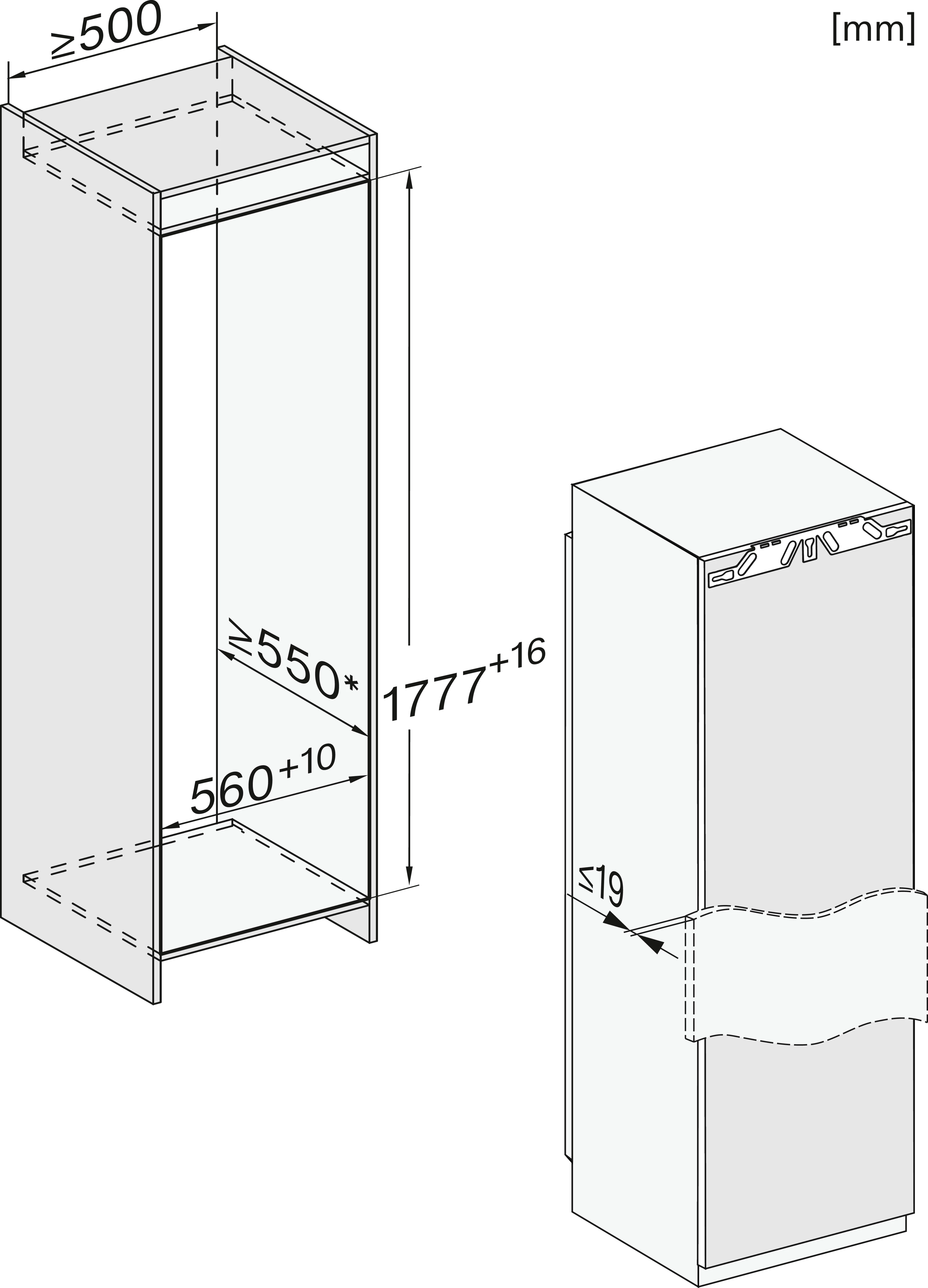 Miele FNS 7794 D Li Einbau-Gefrierschrank