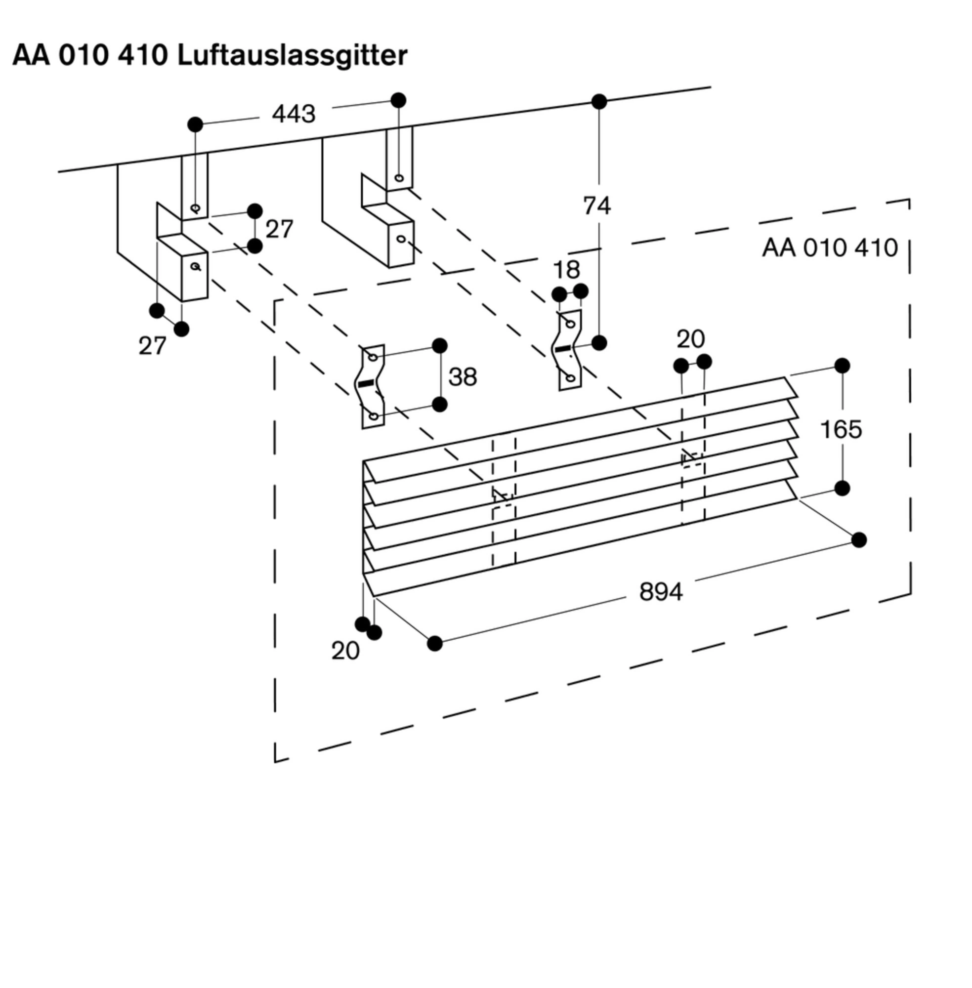 Gaggenau AA010410 Zubehör für Kühlen 