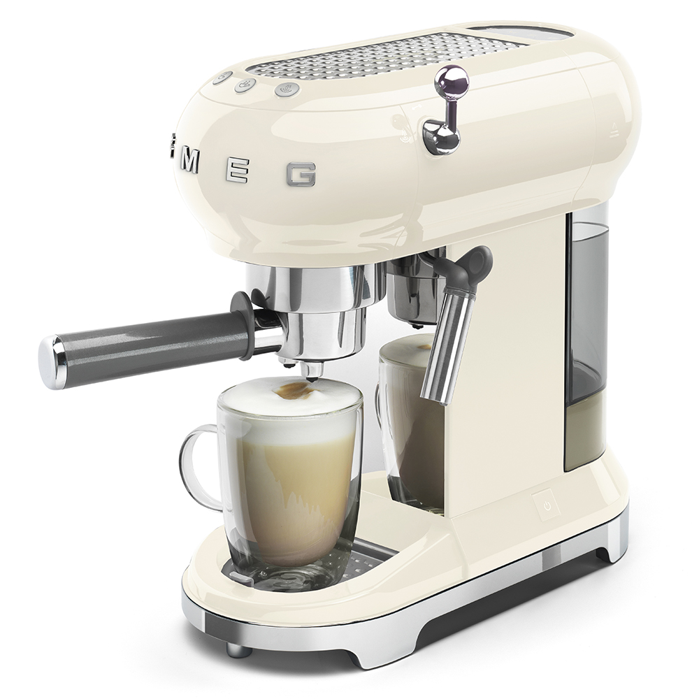 Smeg ECF02CREU Espresso-Kaffeemaschine Creme
