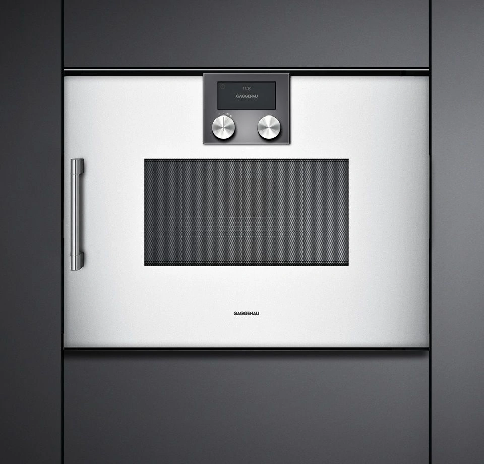 Gaggenau BMP250130 Einbau-Backofen mit Mikrowellenfunktion Silber