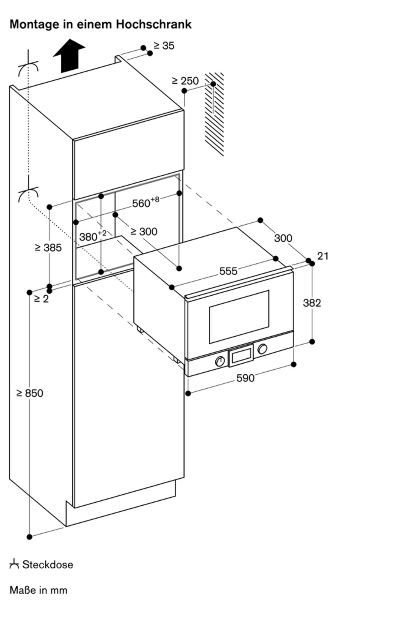 Gaggenau BMP224110 Einbau-Mikrowelle Edelstahl