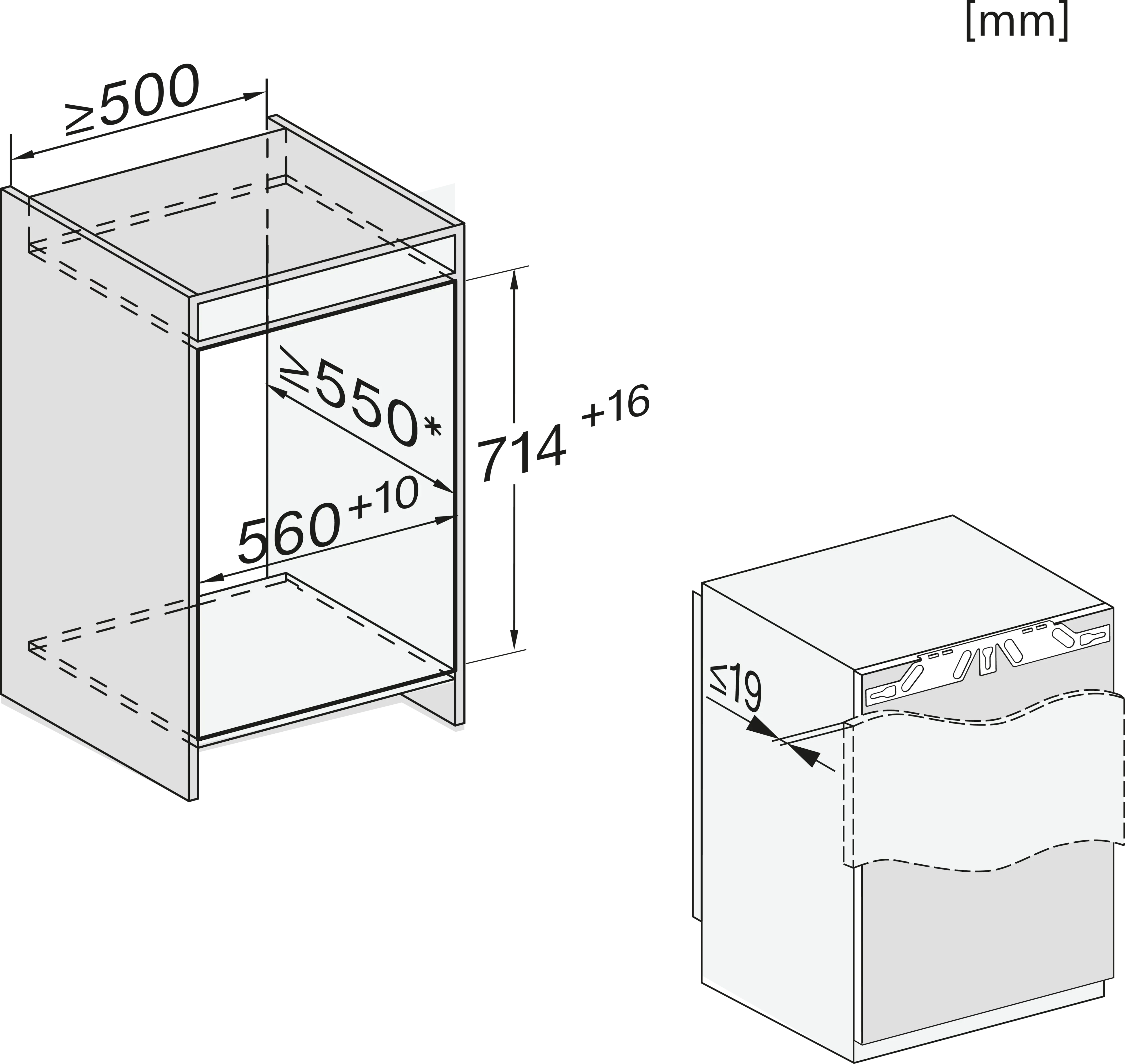 Miele FNS 7040 B Einbau-Gefrierschrank