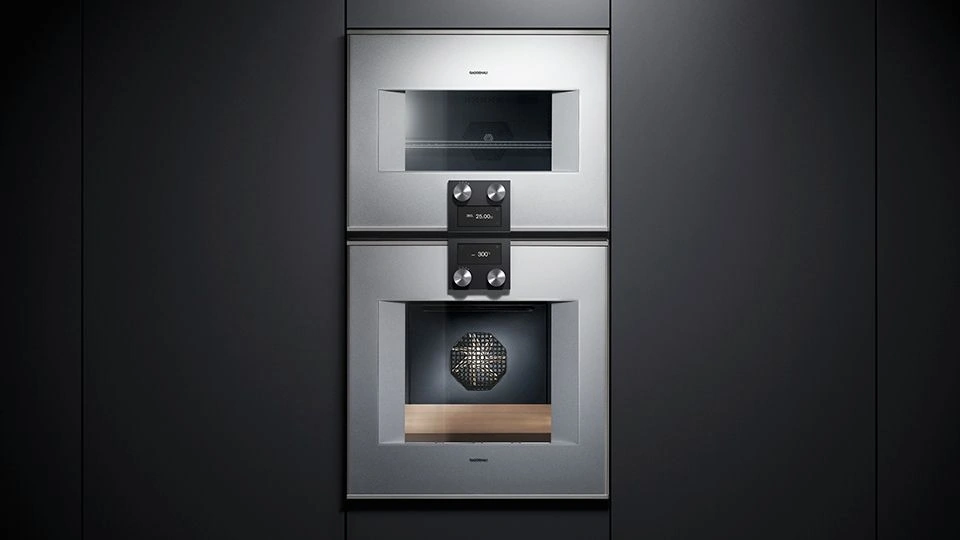 Gaggenau BM450110 Einbau-Backofen mit Mikrowellenfunktion Edelstahl