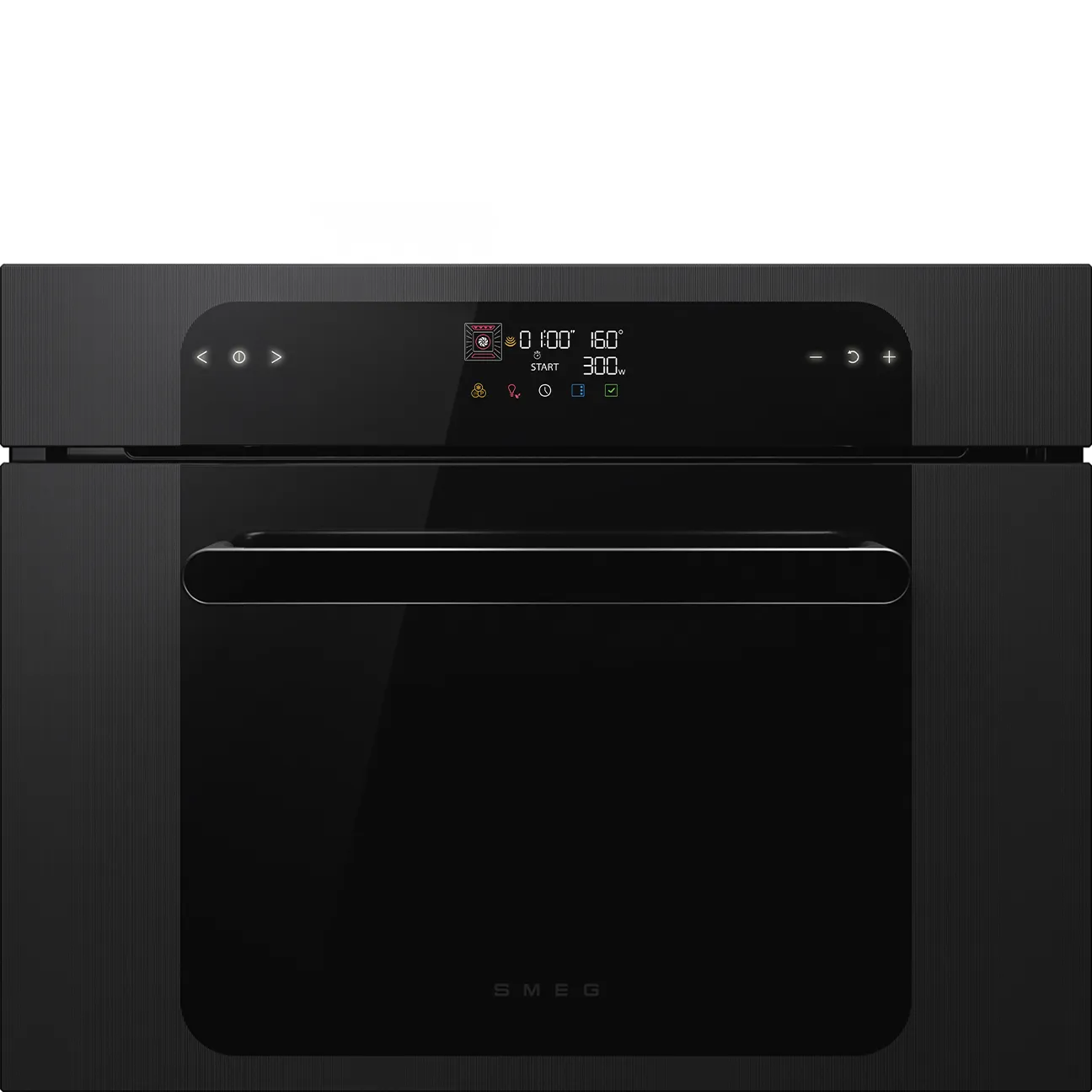 Smeg SO4202M1B Kompakt-Backofen mit Mikrowelle Schwarz