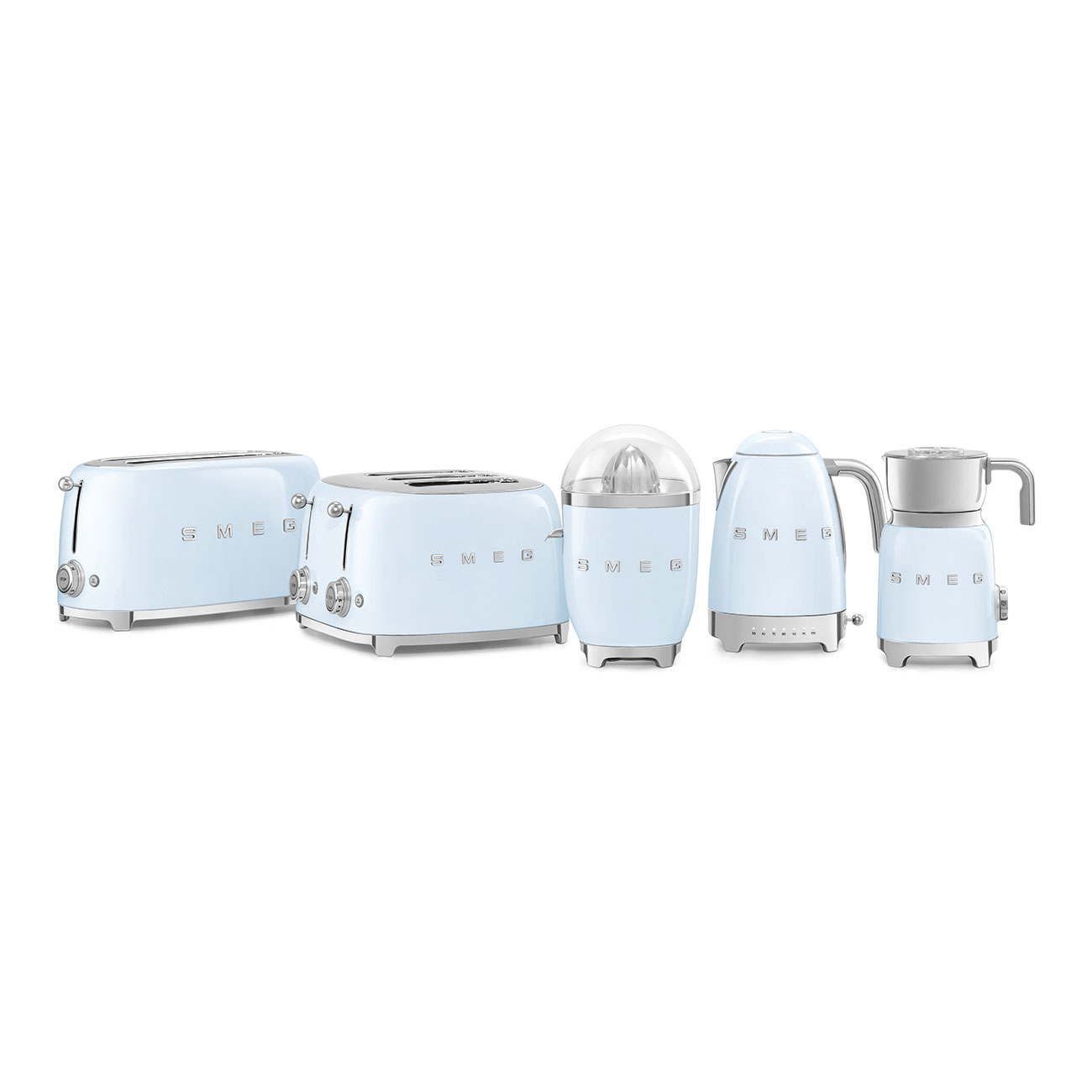 Smeg TSF02PBEU Toaster Pastellblau Smeg TSF02PBEU Toaster Pastellblau