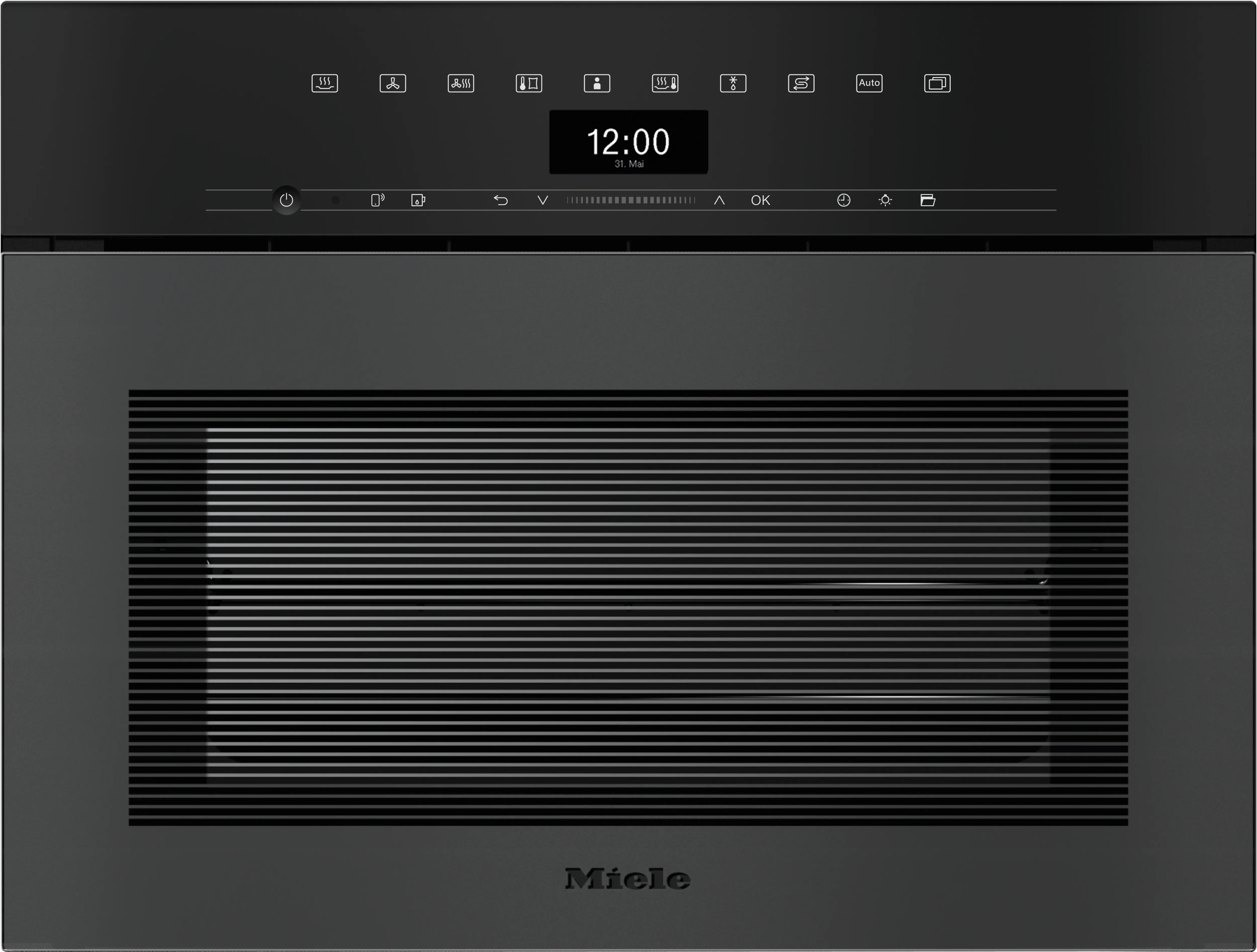 Miele DGC 7445 HCX Pro Einbau-Kompaktdampfbackofen Obsidianschwarz matt