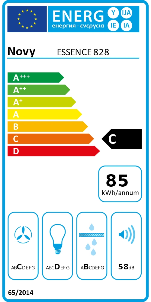 Energieklasse C - Vollständiges EU-Energielabel