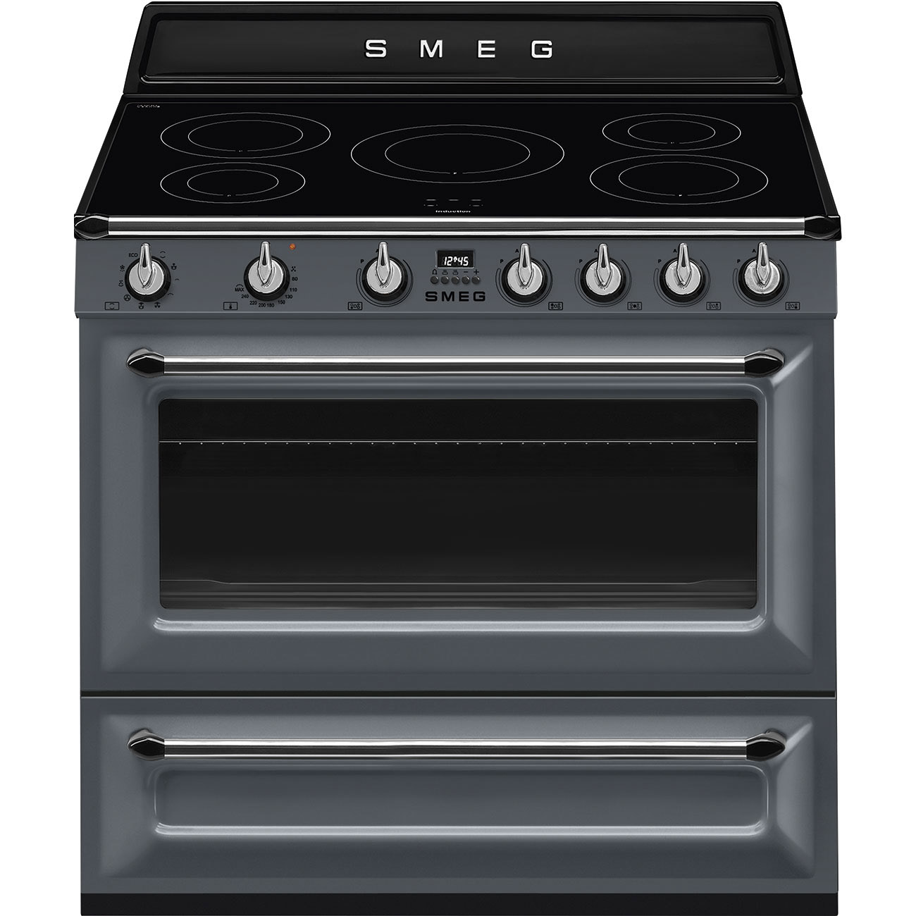 Smeg TR90IGR2 Stand-Herd Slate Grey