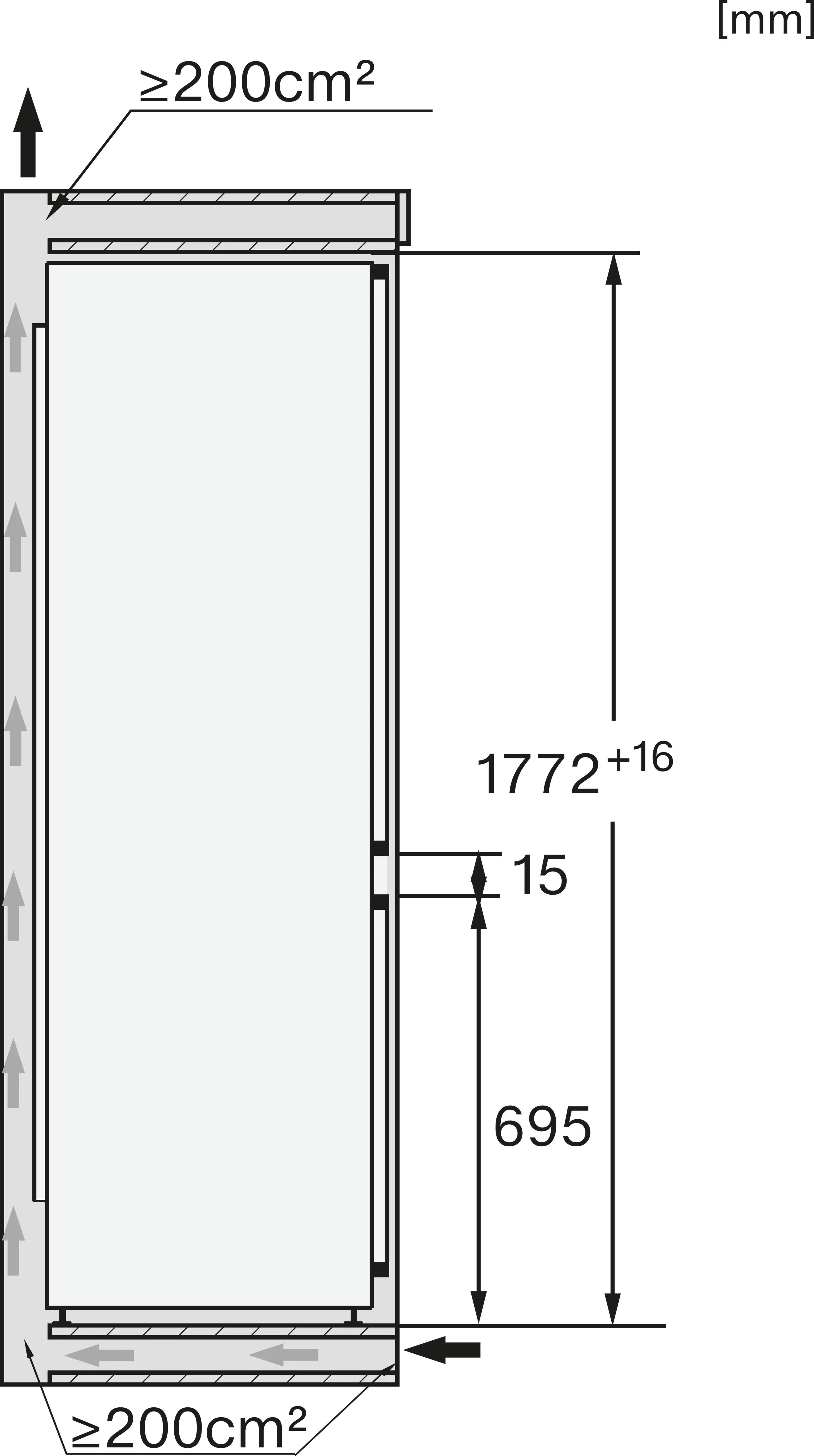 Miele KFN 7785 C Einbau-Kühl-Gefrierkombination