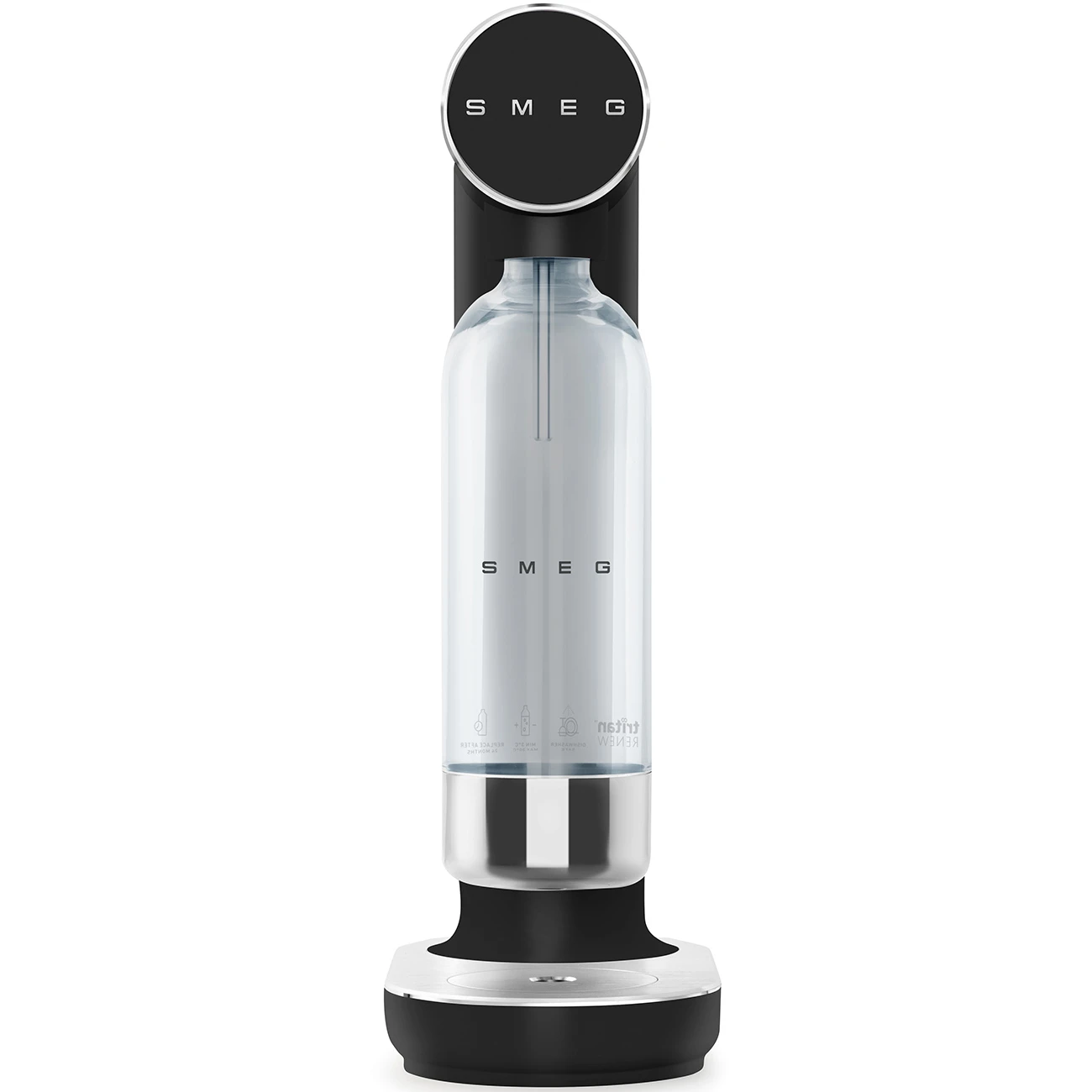 Smeg SKC01BLM Wassersprudler Schwarz matt
