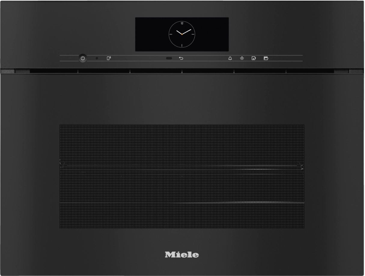 Miele DGC 7840 HCX Pro Griffloser Combi-Dampfgarer Obsidianschwarz