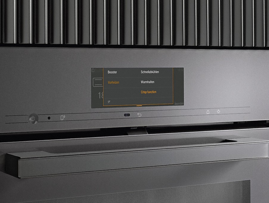 Miele Crisp Function crisp function auf einem miele display