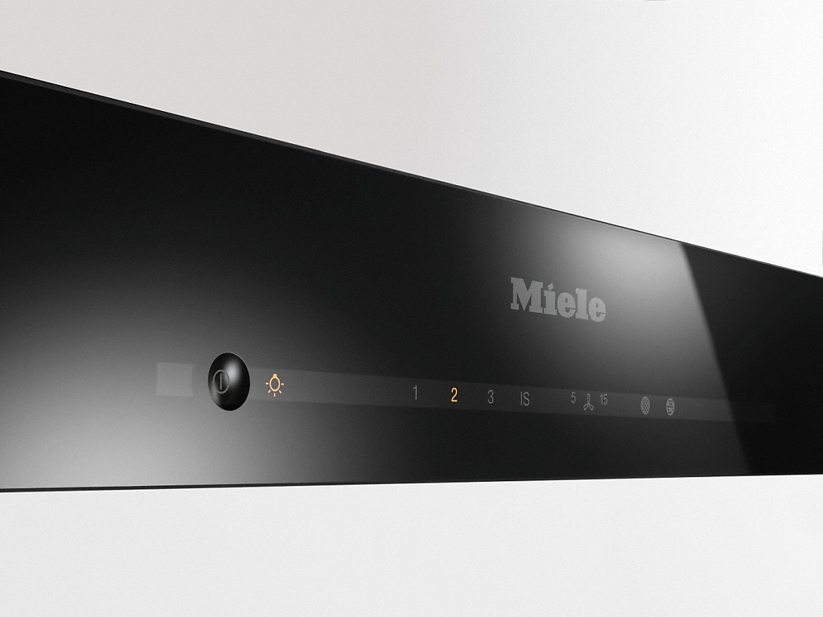 Miele DA 6708 D Insel-Dunstabzugshaube Obsidianschwarz