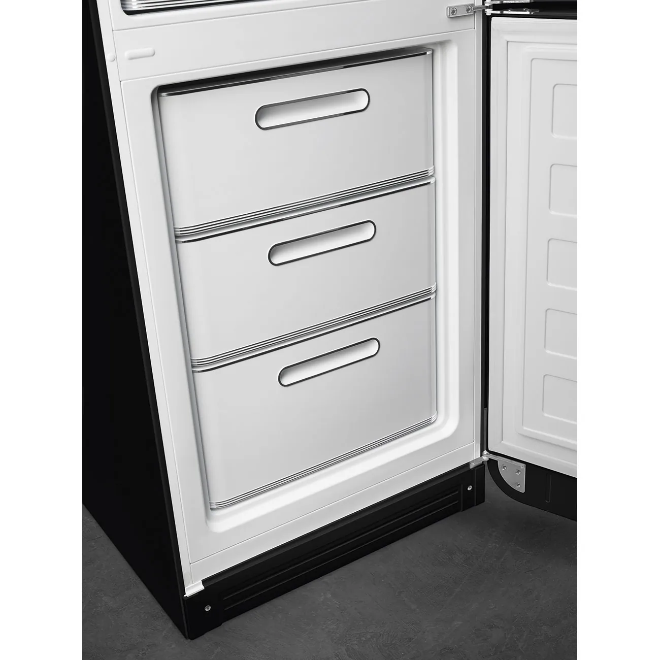 Smeg FAB32RBLM6 Stand-Kühl-Gefrierkombination Schwarz