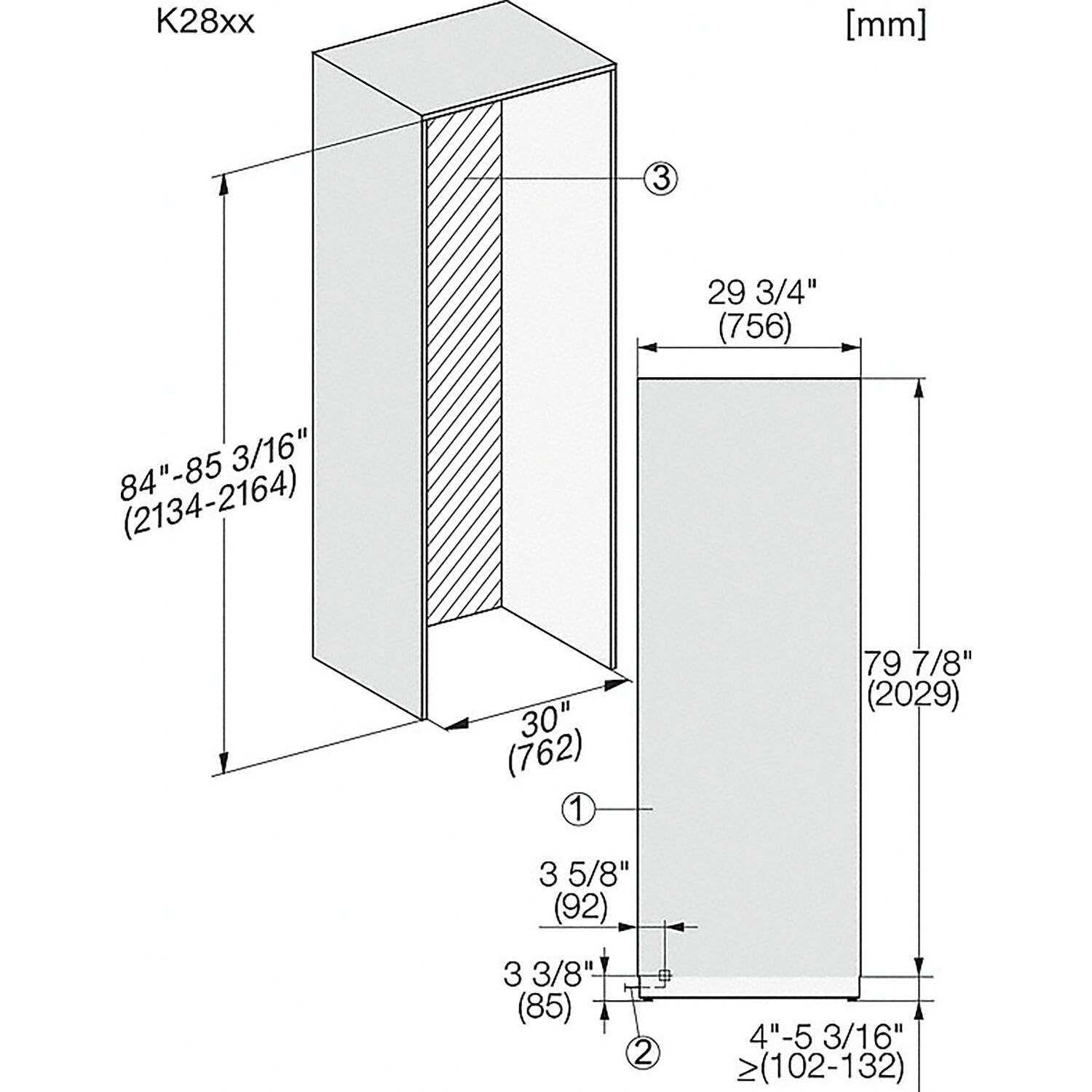 Miele K 2802 Vi Einbau-Kühlschrank Weiß