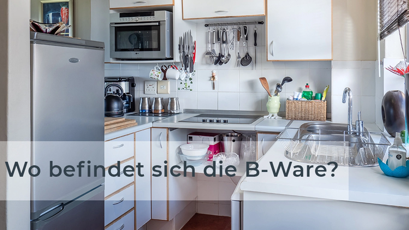 b ware küchengeräte suchbild in einer küche