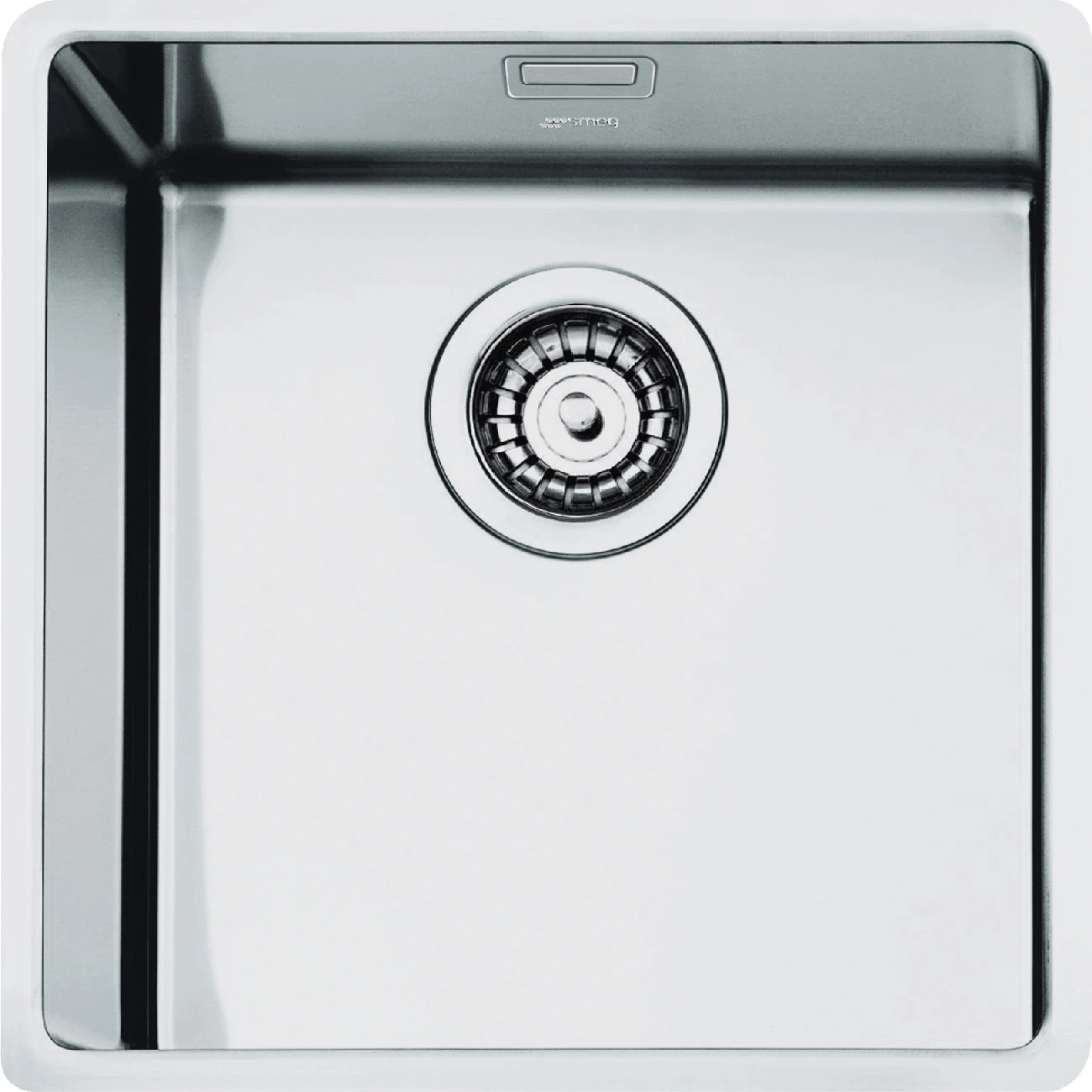 Smeg VFU40SFR Einbau Spüle Edelstahl