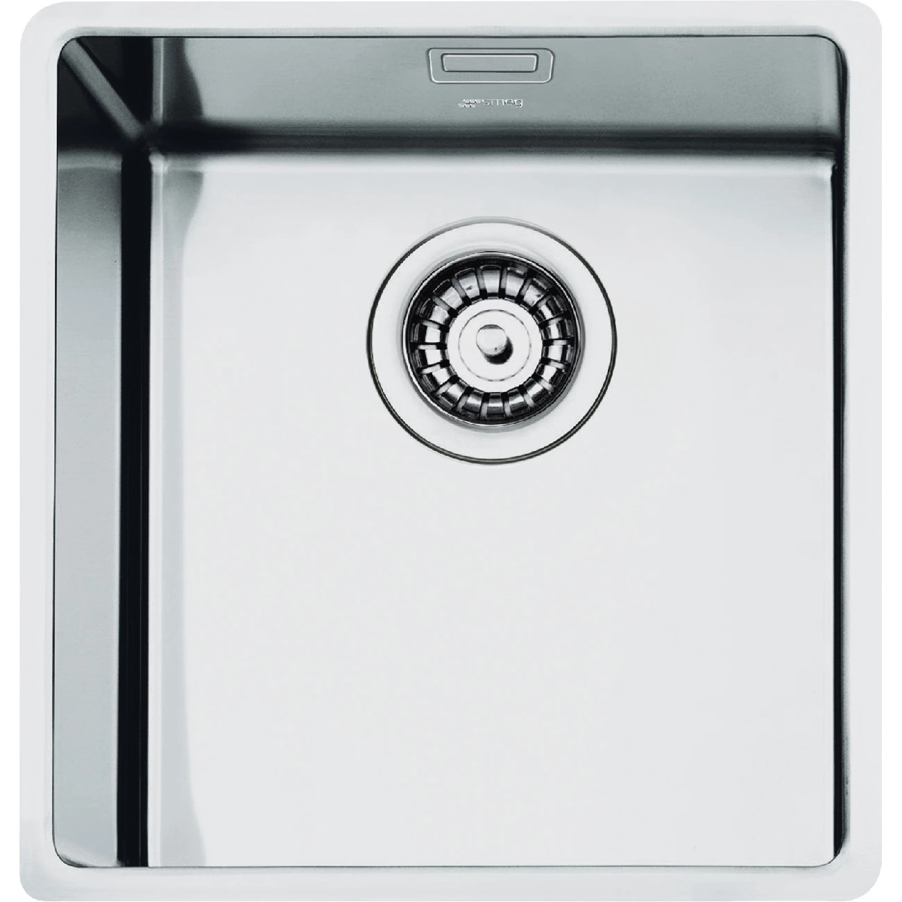 Smeg VFU45SFR Einbau Spüle Edelstahl