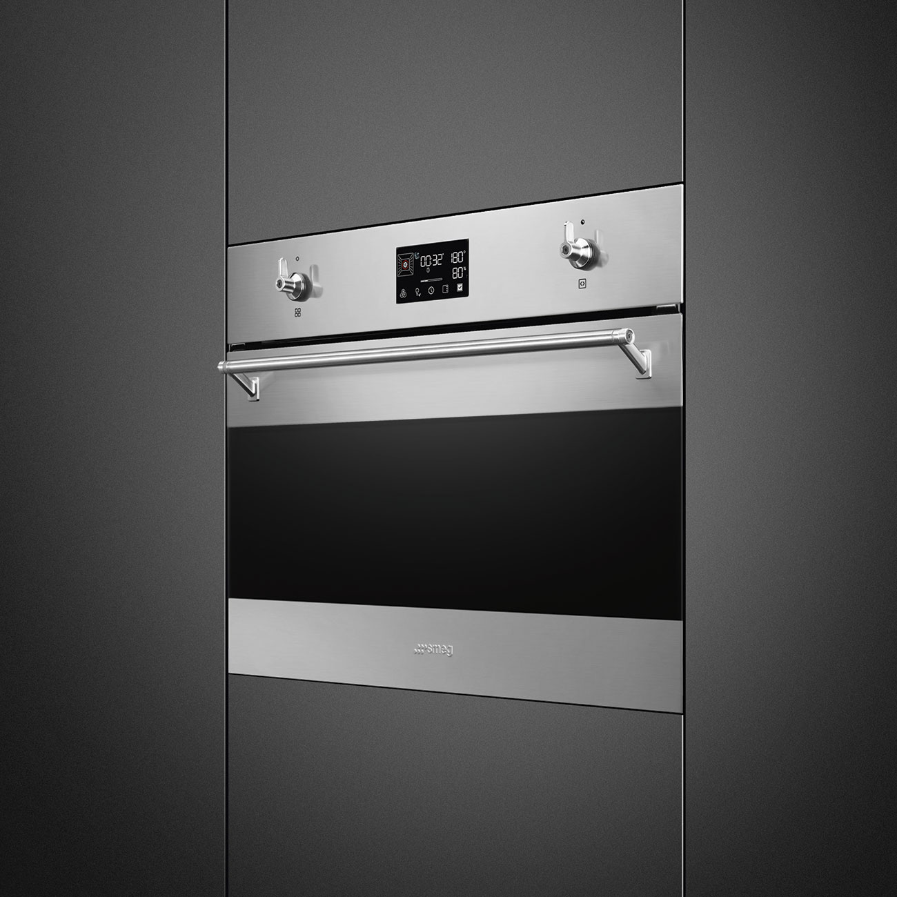 Smeg SO4302S3X Einbau-Kompakt-Backofen Edelstahl