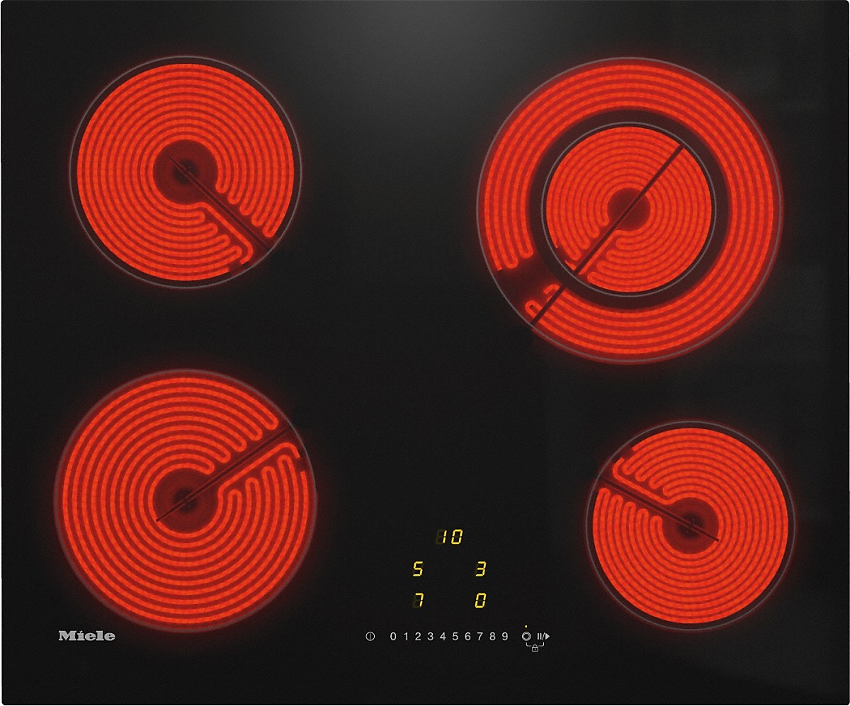 Miele KM 6520 FL Herdunabhängiges Elektrokochfeld Schwarz
