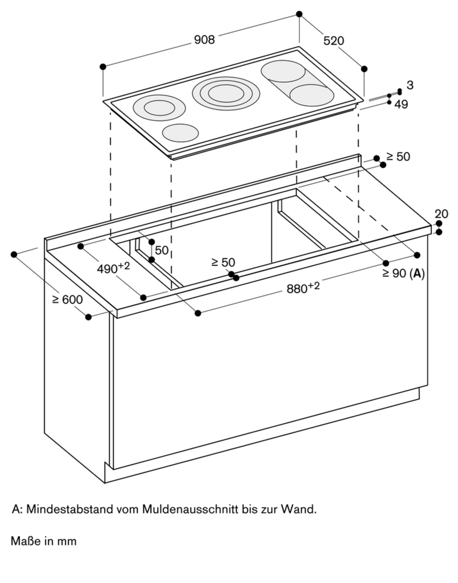 Gaggenau CE291111 Einbau-Glaskeramikkochfeld Schwarz