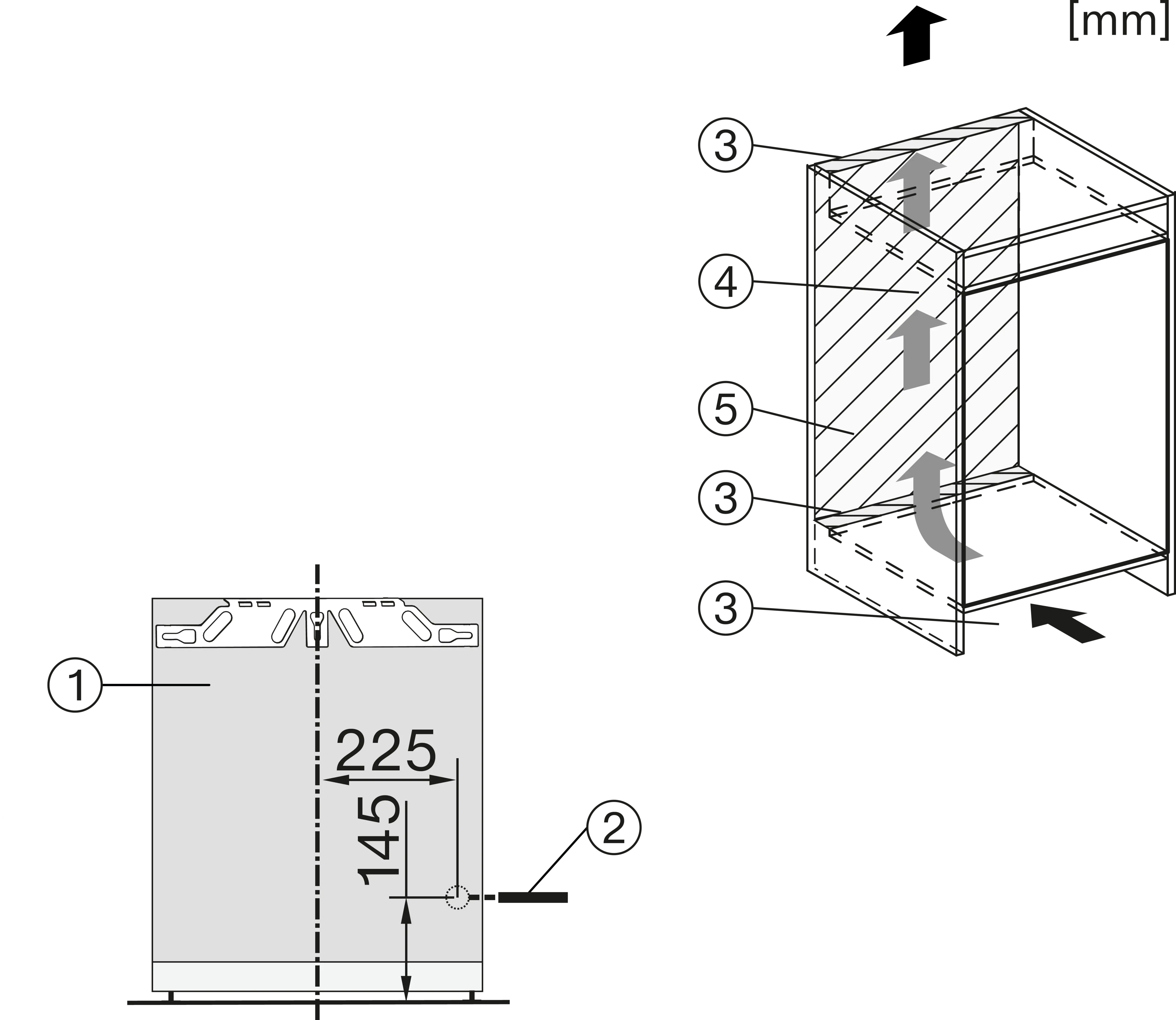 Miele FNS 7040 C Einbau-Gefrierschrank