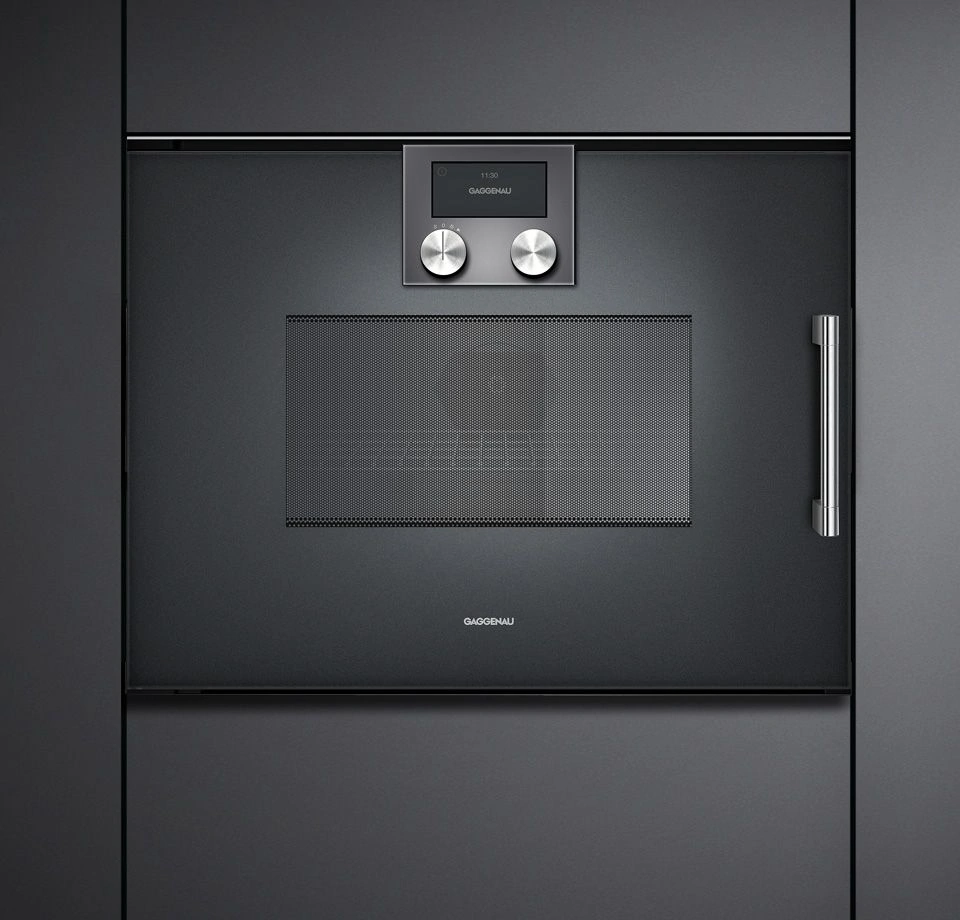 Gaggenau BMP251100 Einbau-Backofen mit Mikrowellenfunktion Anthrazit