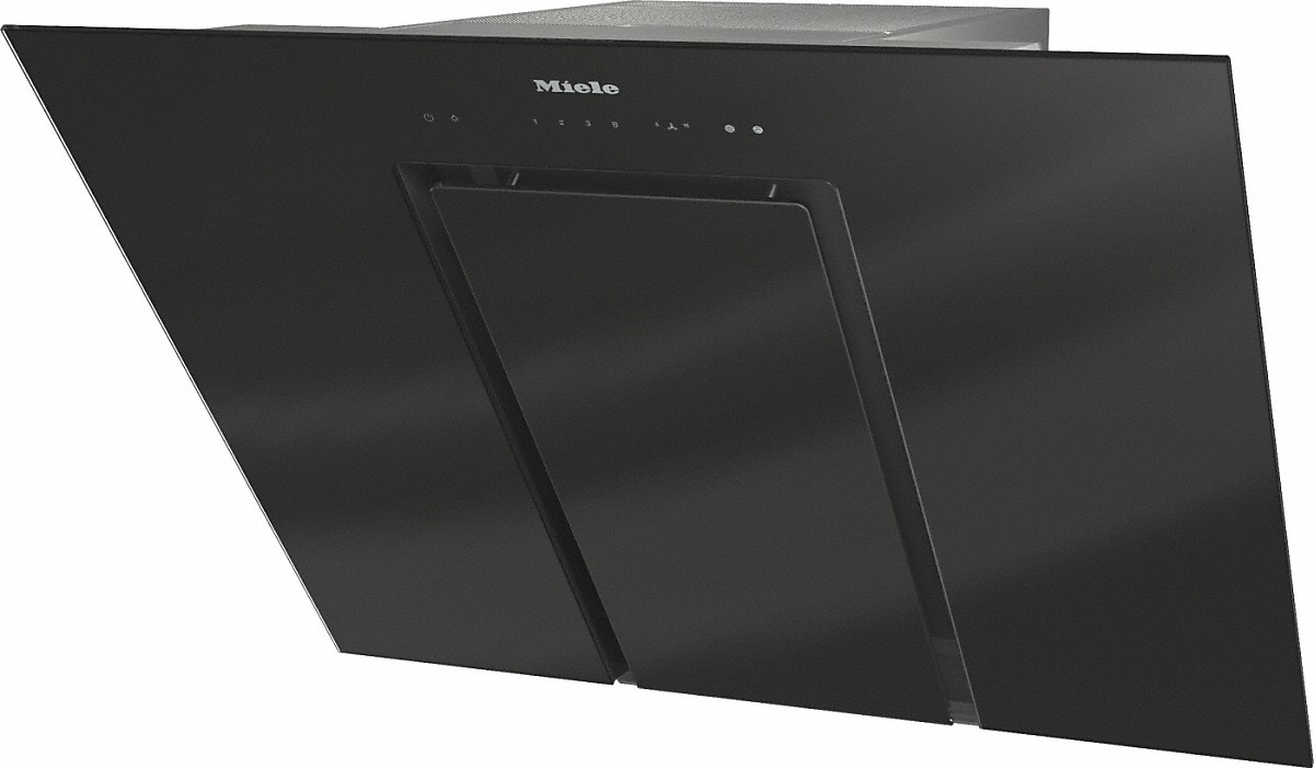 Miele DA 6488 W Wand-Dunstabzugshaube Obsidianschwarz