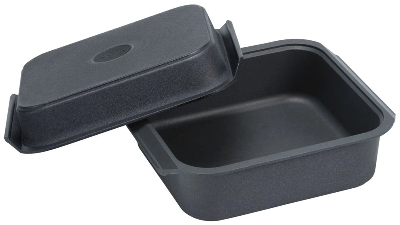 Gaggenau Bräter Schwarzer Gaggenau Bräter aus Aluminium mit Deckel als Backofen-Zubehör