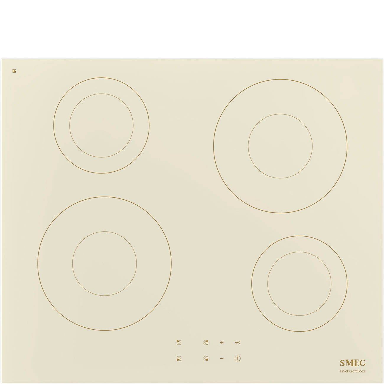 Smeg SI2641DP Herdunabhängiges Induktionskochfeld Creme