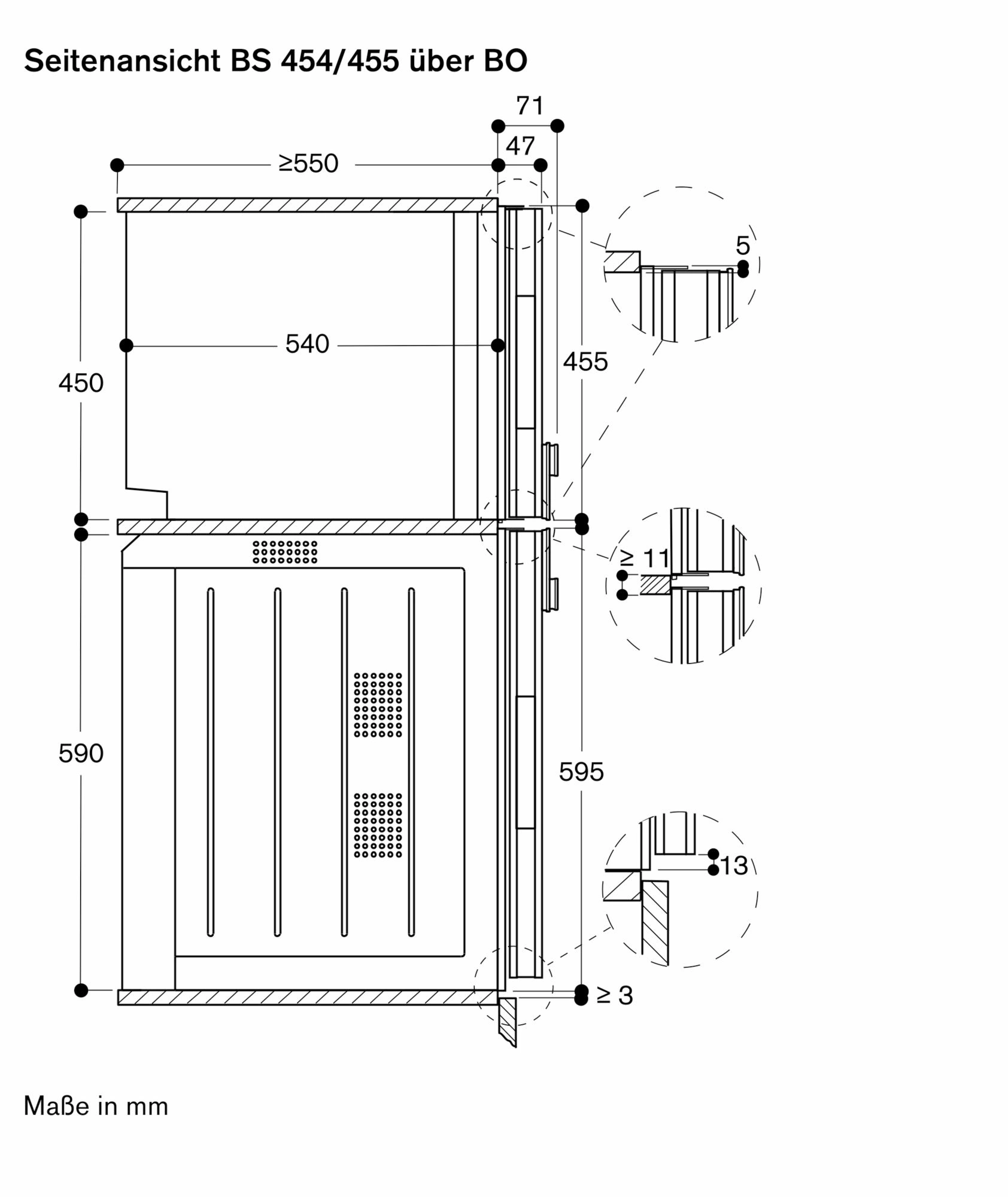 Gaggenau BS455111 Einbau-Dampfbackofen Edelstahl