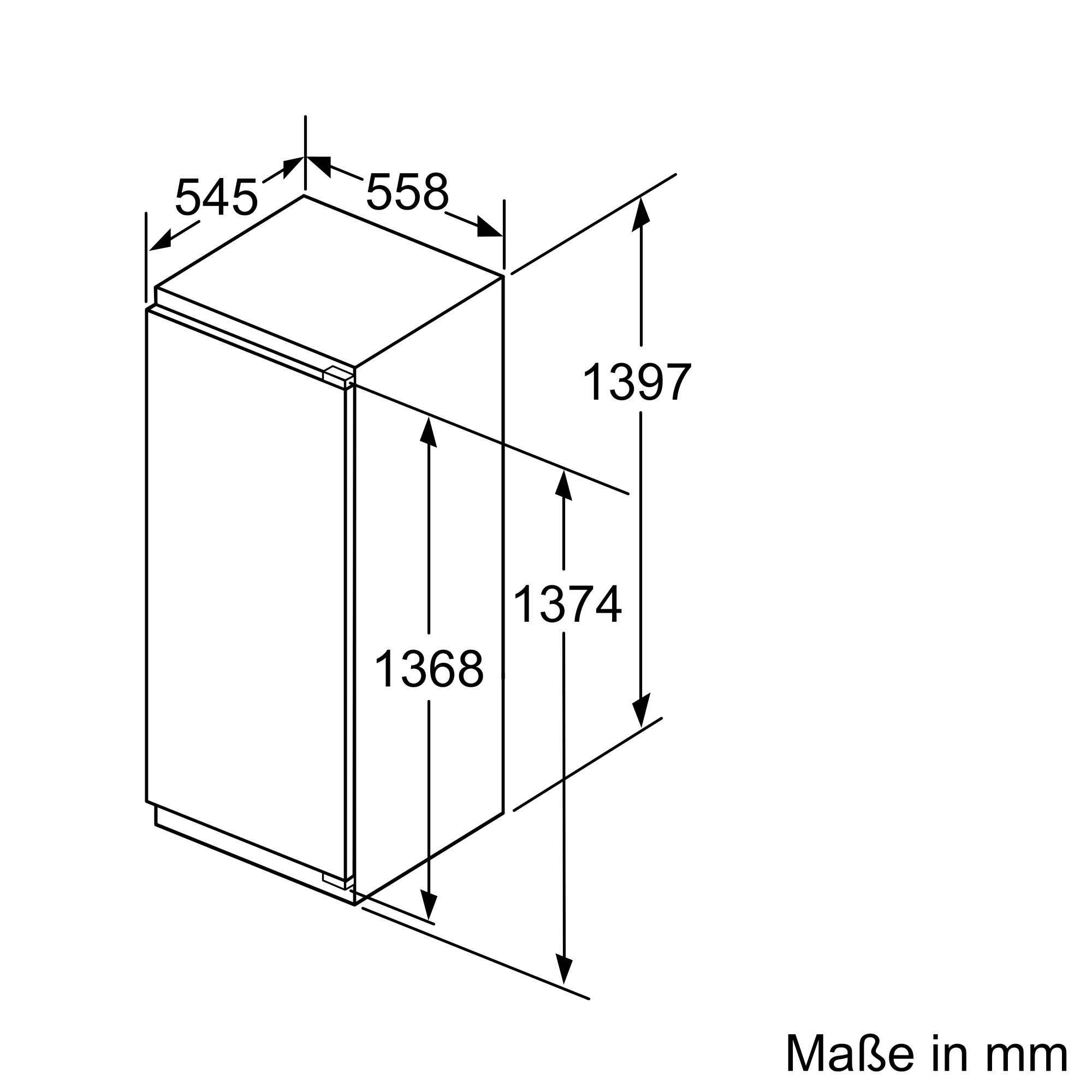 Siemens KI51FSDD0 Einbau-Kühlschrank 