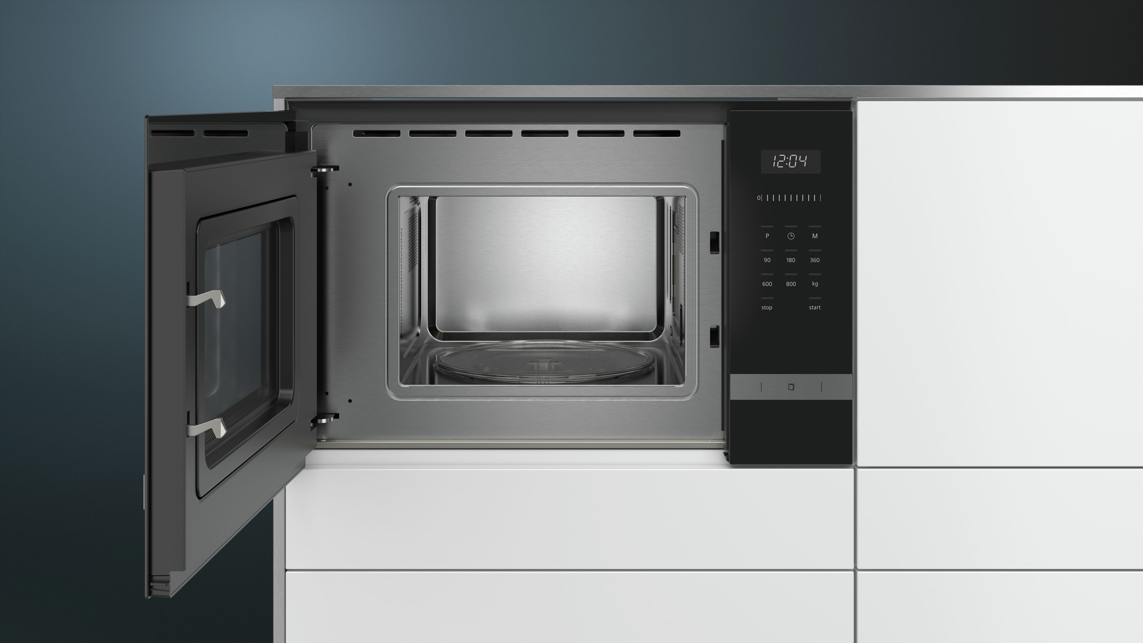Siemens BF525LMS0 Einbau-Mikrowelle Edelstahl