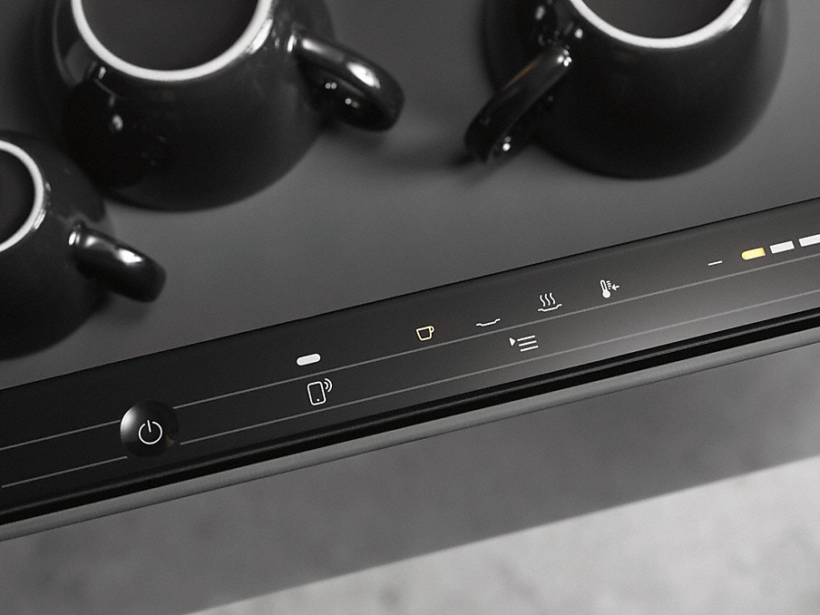 Miele Wärmeschublade Betriebsarten display mit der funktion warmhalten an einer miele wärmeschublade