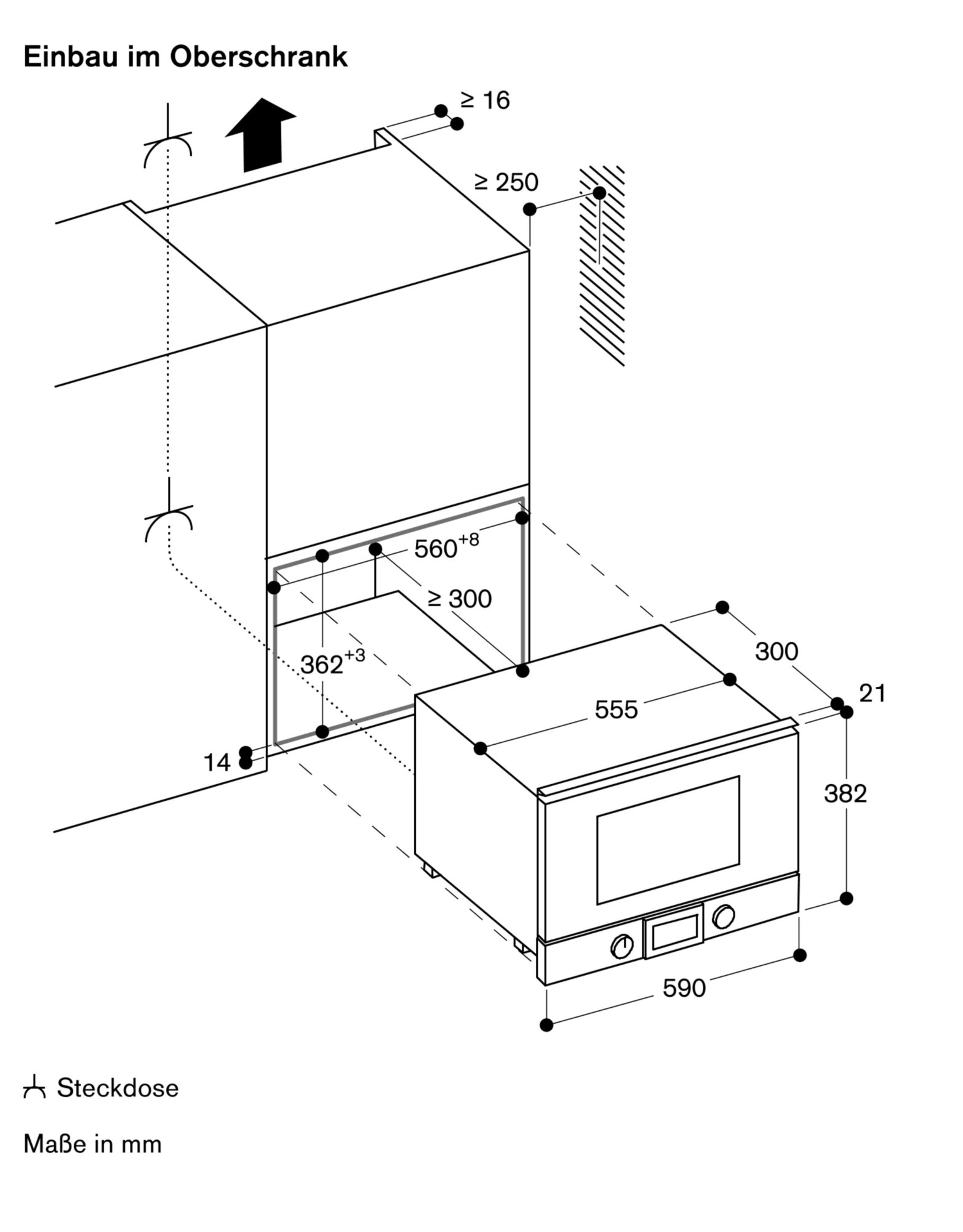 Gaggenau BMP224110 Einbau-Mikrowelle Edelstahl