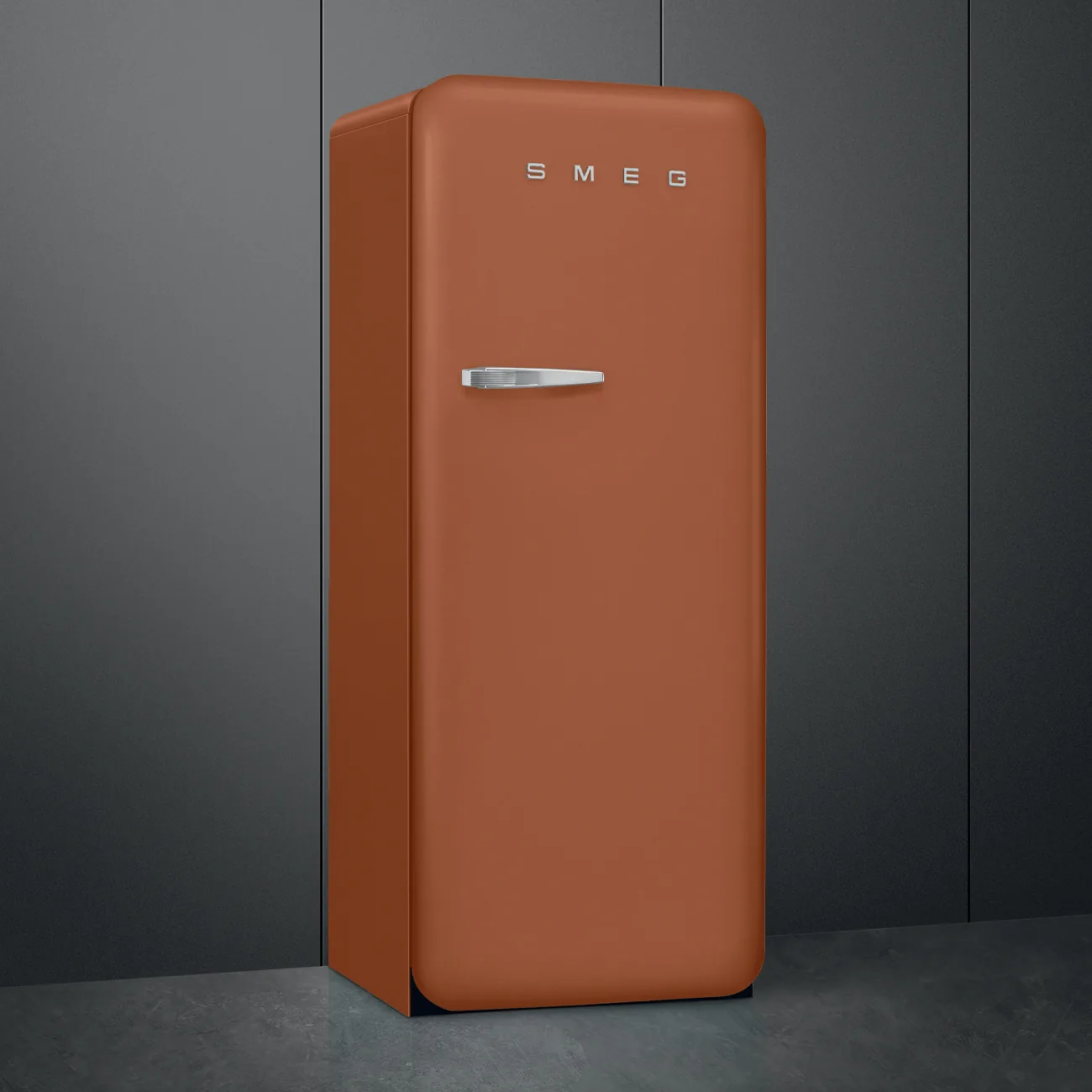 Smeg FAB28RACM6 Stand-Kühlschrank Amber Clay