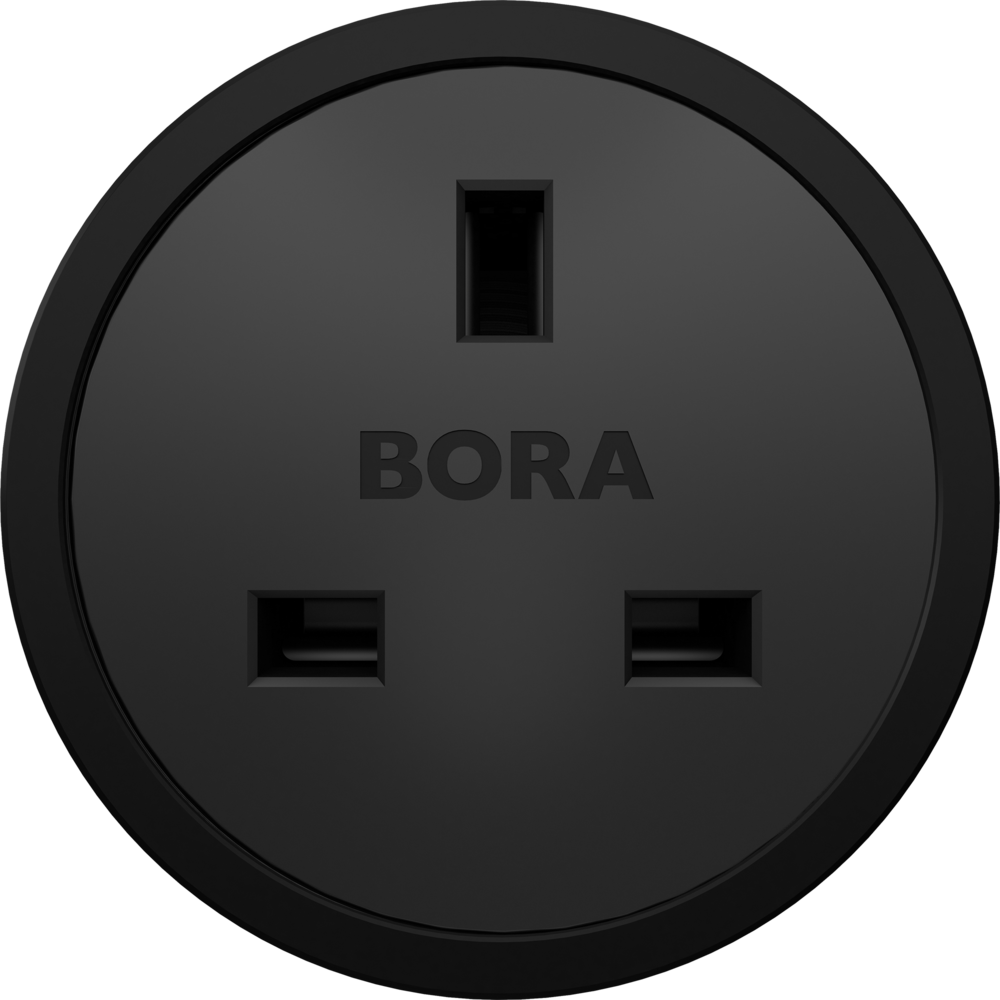 Bora USTGAB Steckdose Type G Allblack