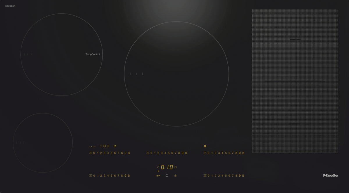 Miele KM 7629 FX Einbau-Induktionskochfeld Schwarz