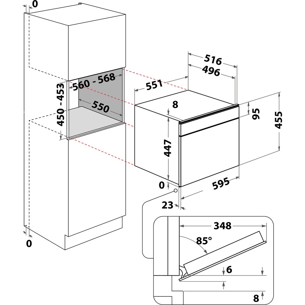 Bauknecht ECSK11 F845 Einbau-Kombi-Dampfgarer Schwarzglas