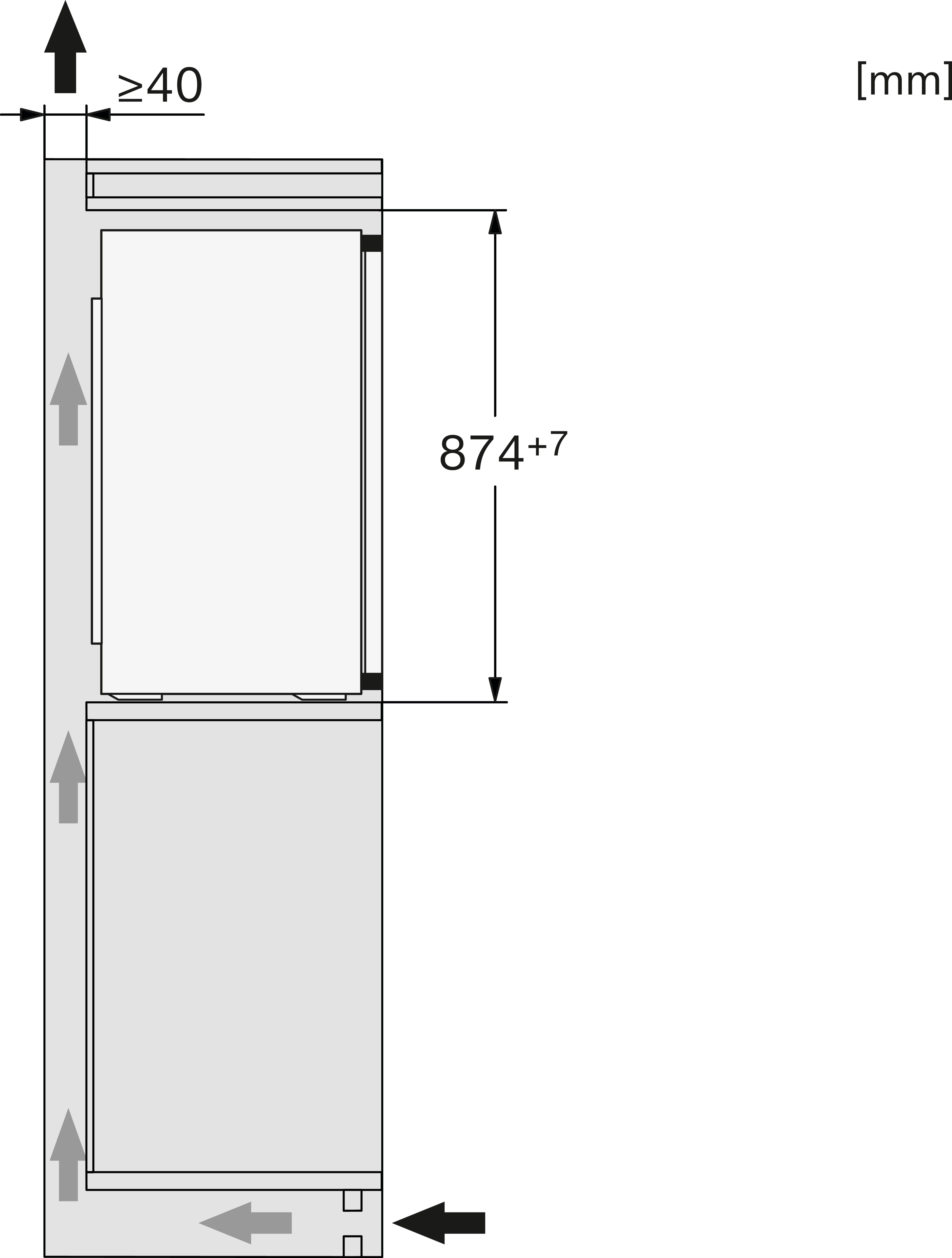 Miele K 7117 D Einbau-Kühlschrank