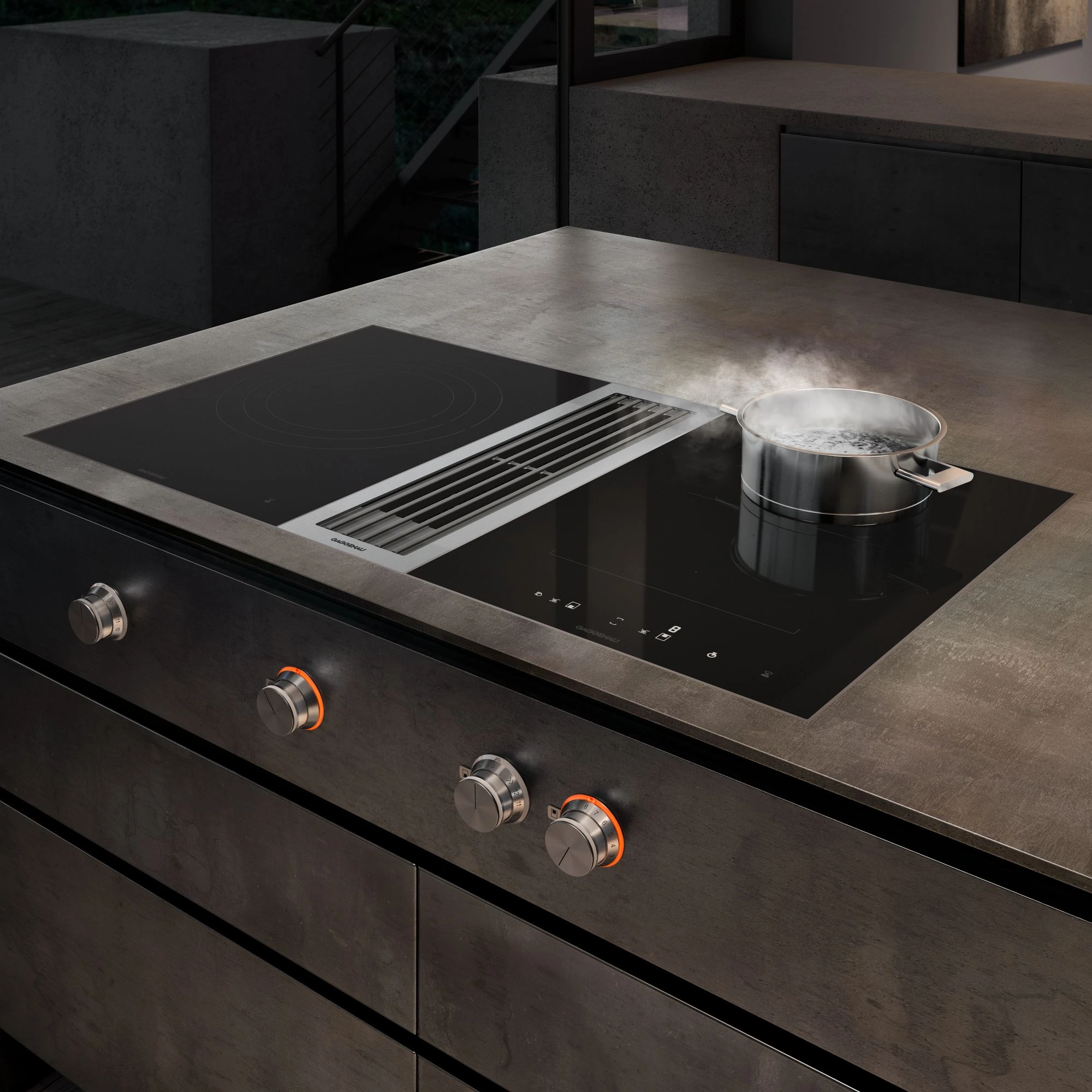 Gaggenau VL414112 Muldenlüftung Edelstahl