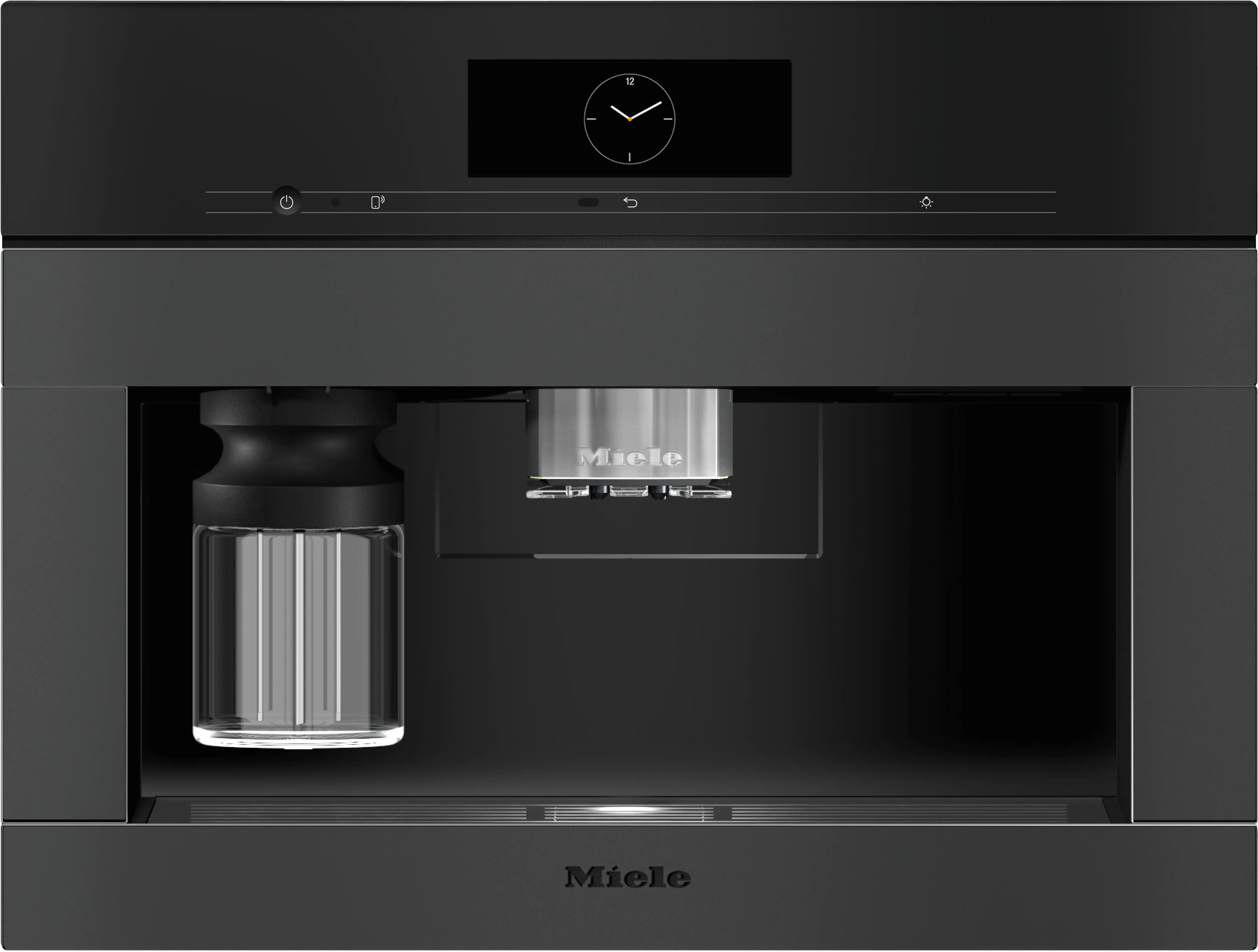 Miele CVA 7845 Einbau-Kaffeevollautomat Obsidianschwarz matt