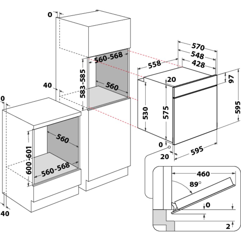 Bauknecht BAK3S KN8V IN Einbau-Backofen Edelstahloptik