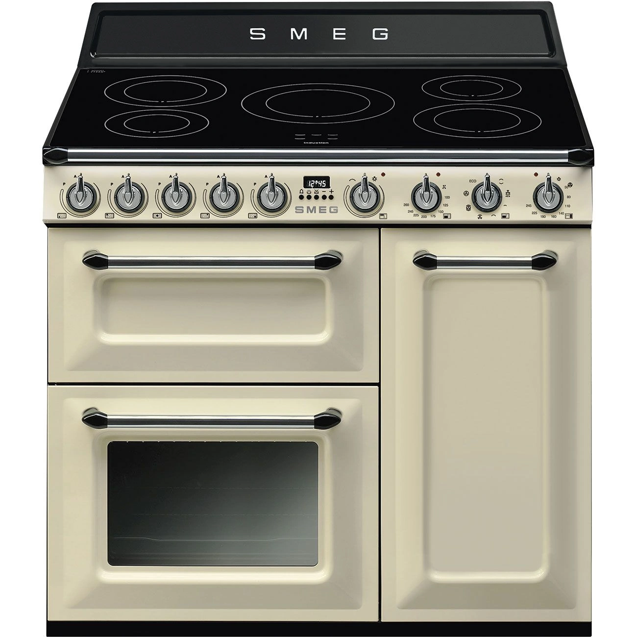 Smeg TR93IP2 Induktions-Standherd Creme